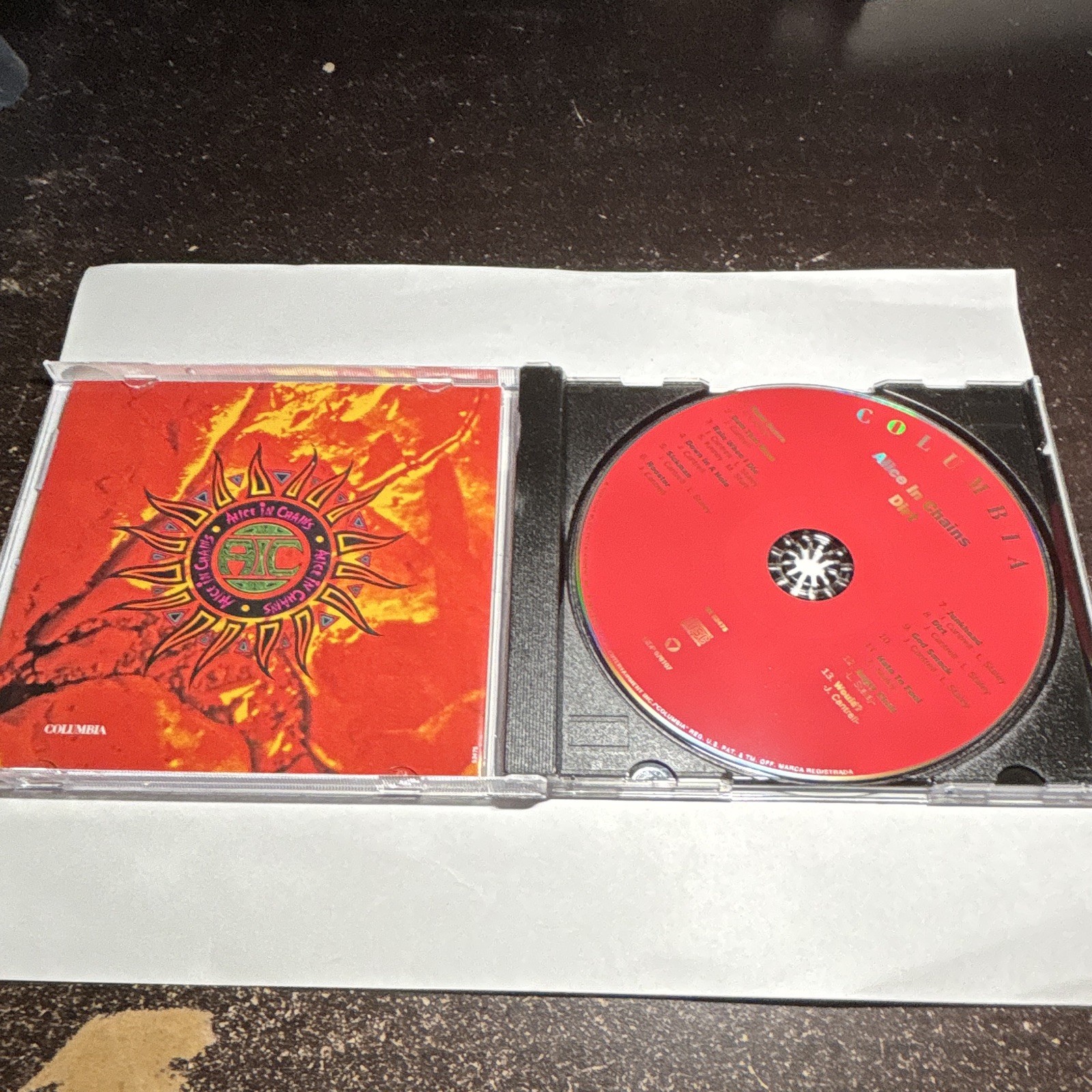 Alice in Chains Dirt CD Album 1992 Columbia Rock Jewel Case Red