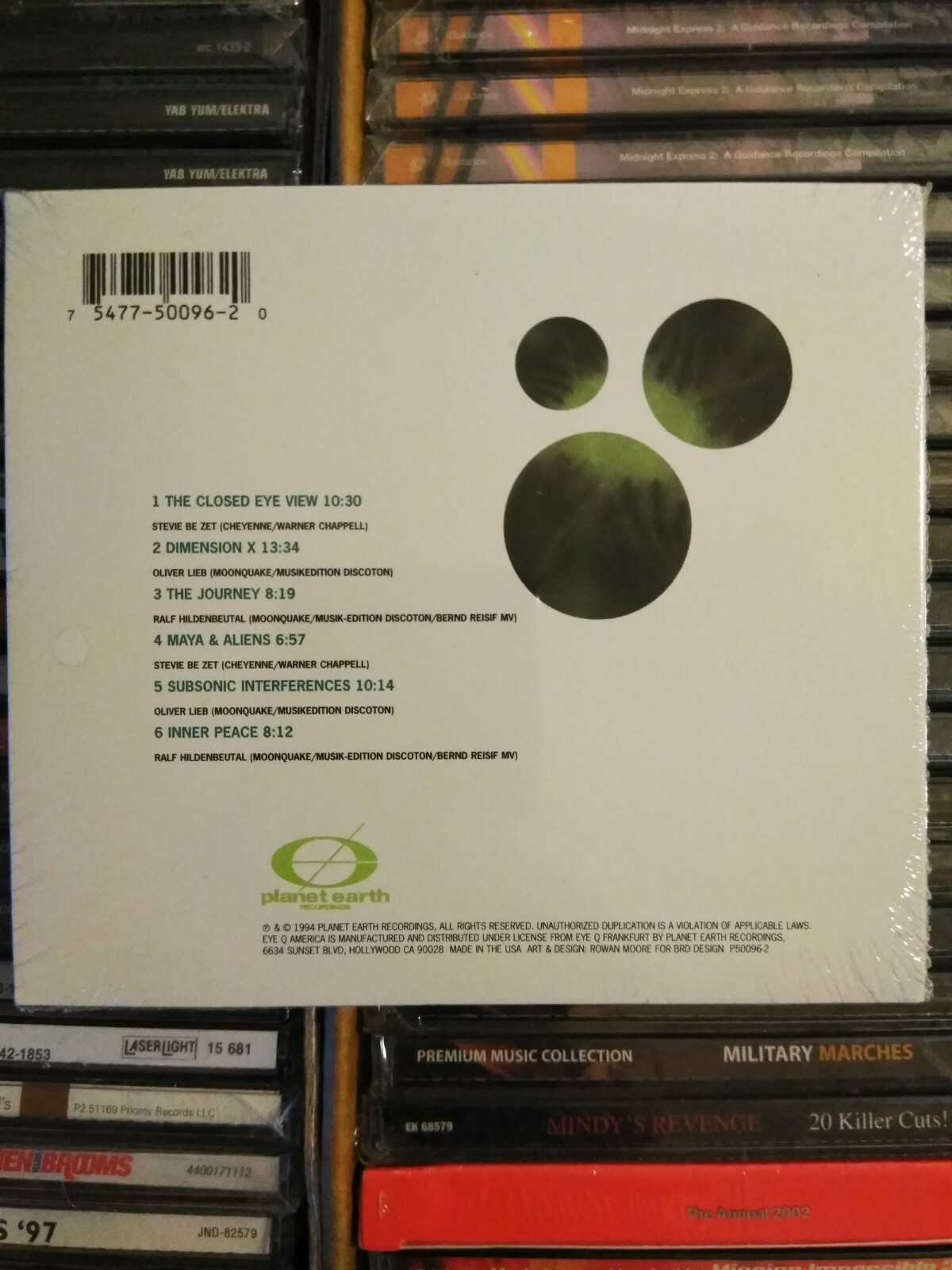 A Mission Into Drums Trance-Ambient Excursions Various CD 1994 New Sealed