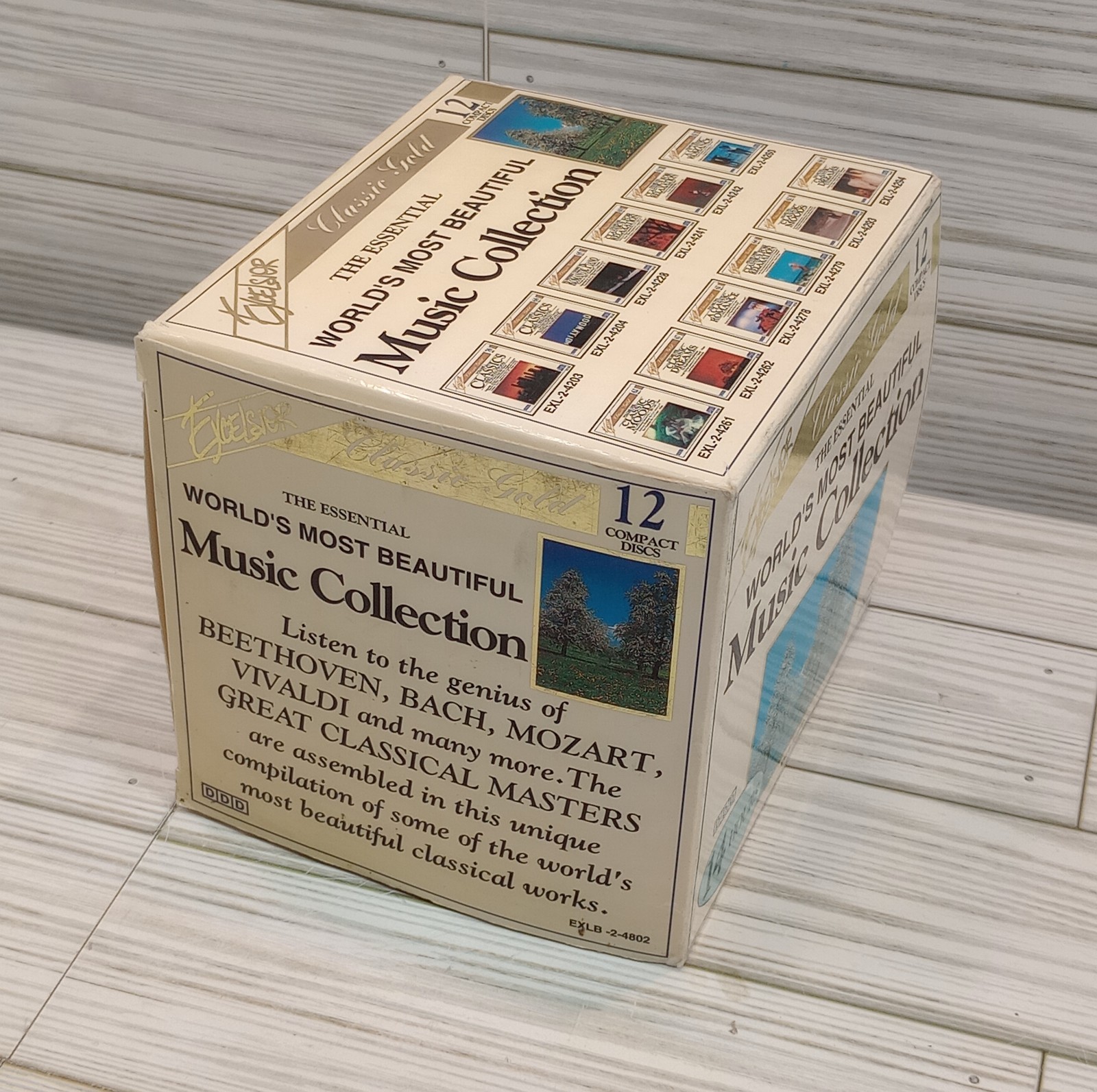 The Essential World's Most Beautiful Music 12 CD set, classic Gold Excelsior