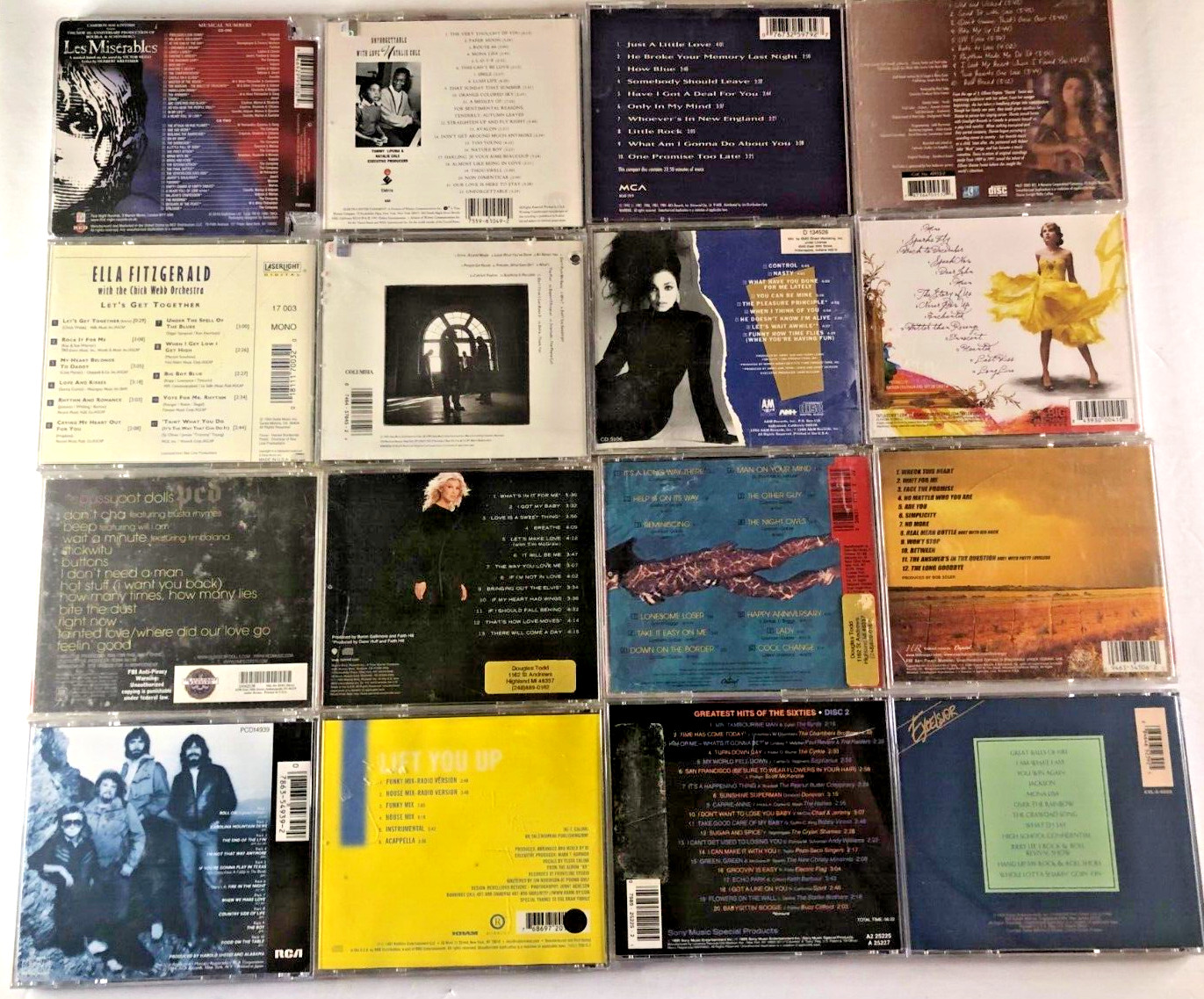 CD's Pick Choose your own-Country, Rock, Rap, R&B and more-Combined S/H Lot#1