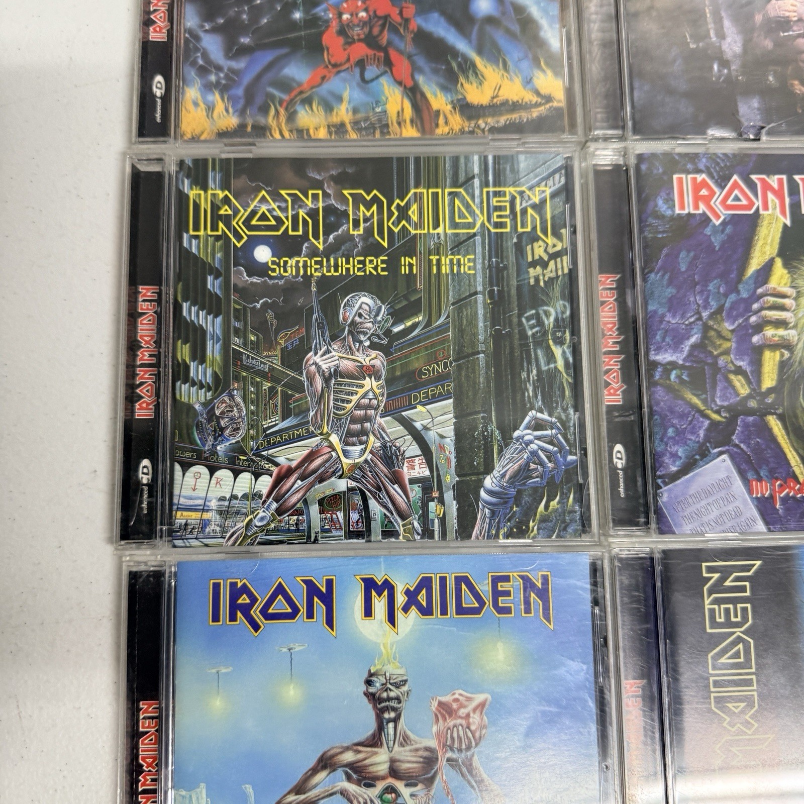 Iron Maiden CD Lot 6 Enhanced CDs Number of the Beast Fear of the Dark X Factor
