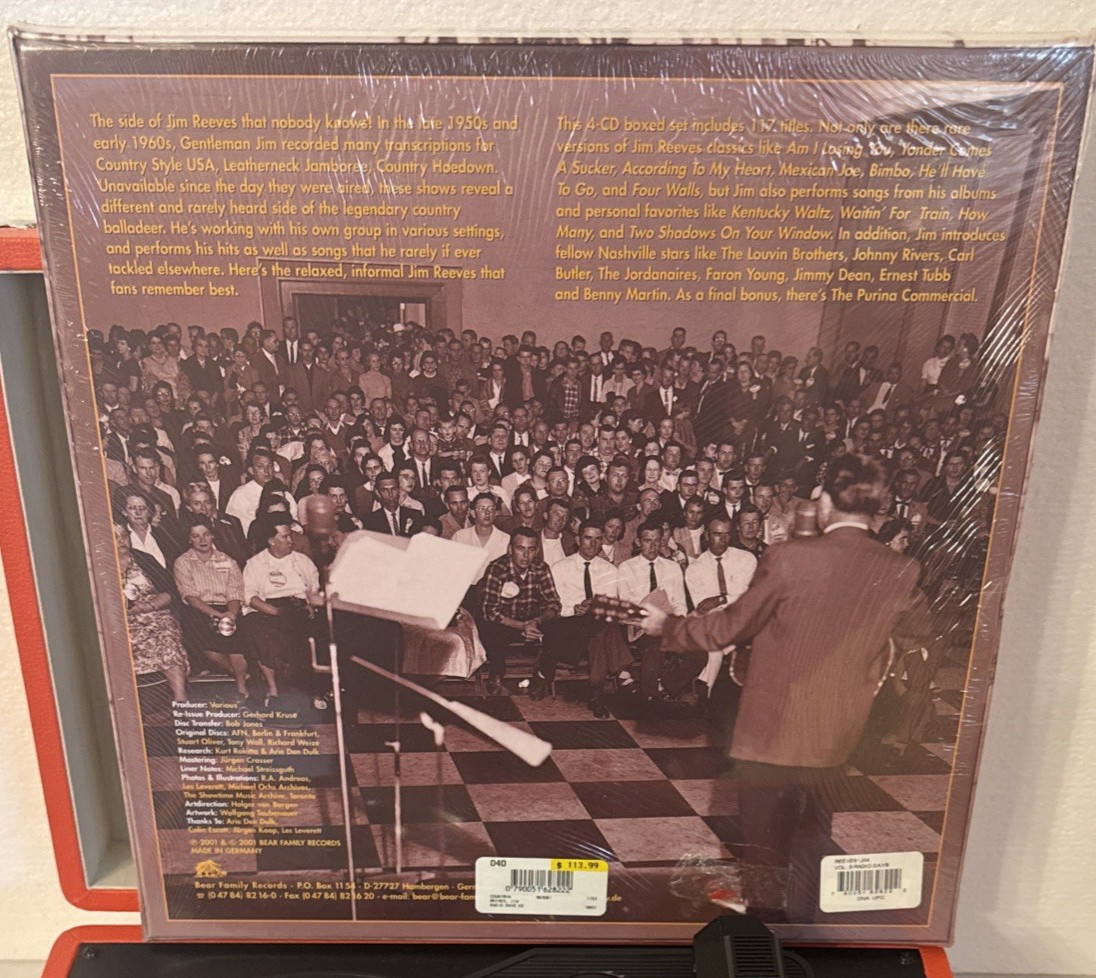 SEALED JIM REEVES AND FRIENDS: Vol.2 RADIO DAYS ,CDs BEAR FAMILY RECORDS