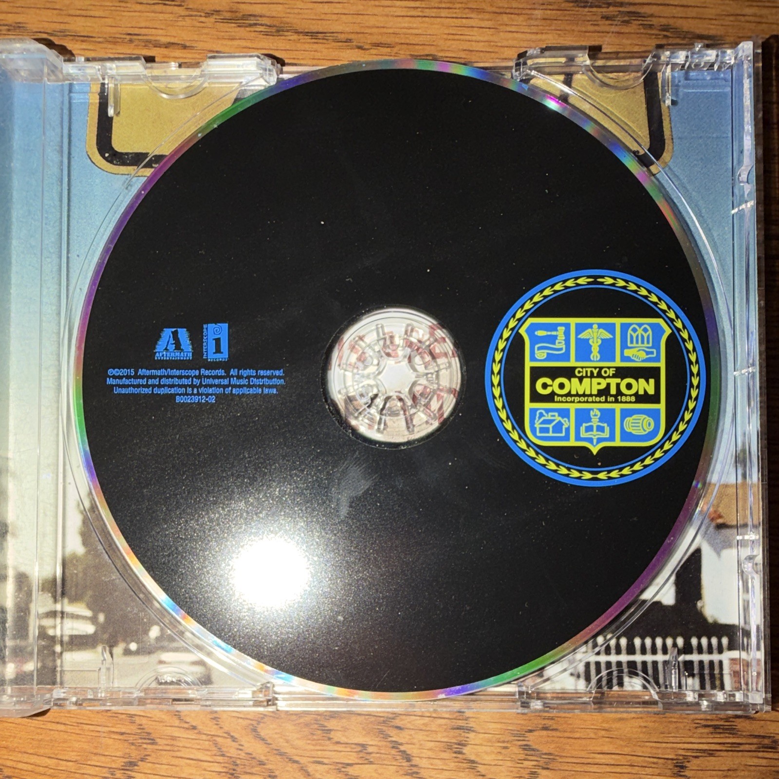 Dr Dre Compton CD 2015 Rap & Hip-Hop Interscope Records Parental Advisory