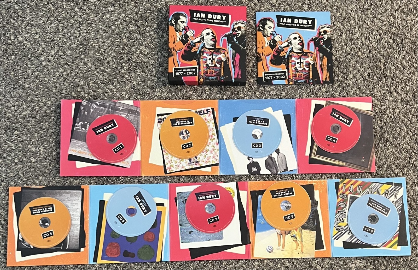 Ian Dury - Too Nutty To Be Naughty : Studio Recordings 1977-2002 (2025) 9-CD Box
