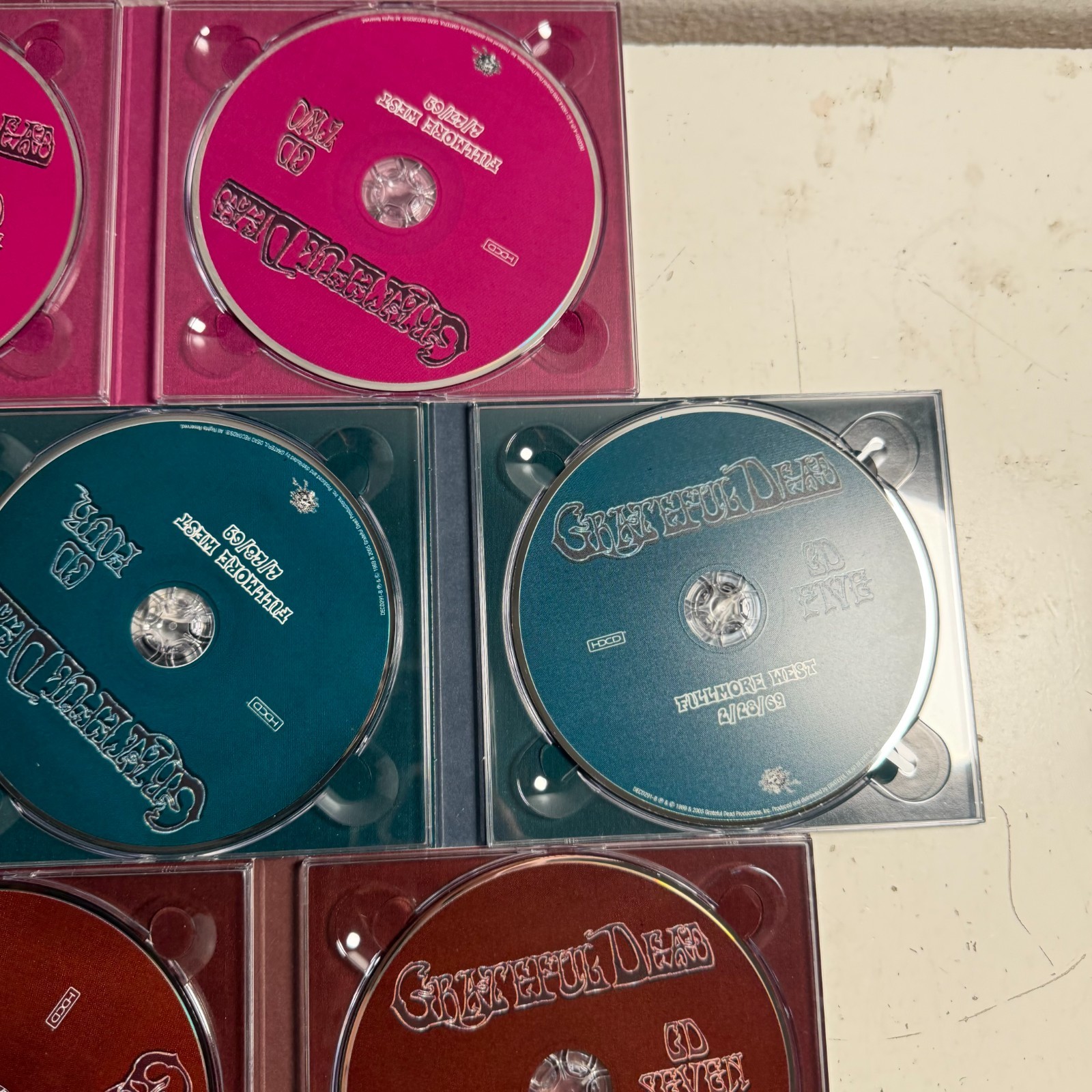 Grateful Dead: Fillmore West (10 CDs, 1969) Limited Ed. The Complete Recordings