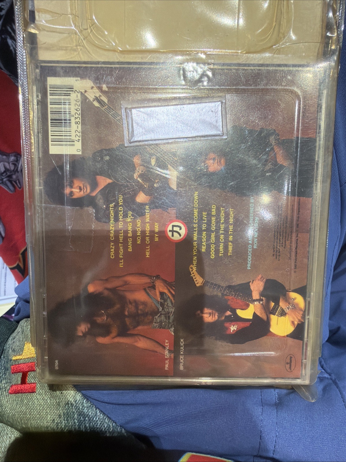 KISS CD Crazy Nights Sealed Vintage 1987 Version Early Rare 80’s Longbox Cracked