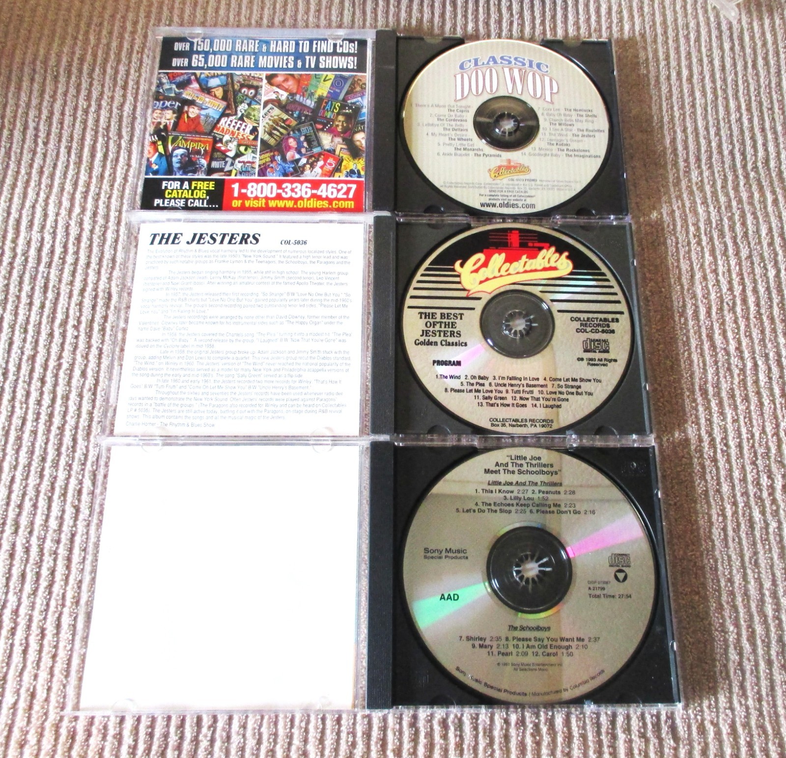 Doo Wop CD Lot Of 7 The Jesters The Dreamlovers Plus SEE DESCRIPTION