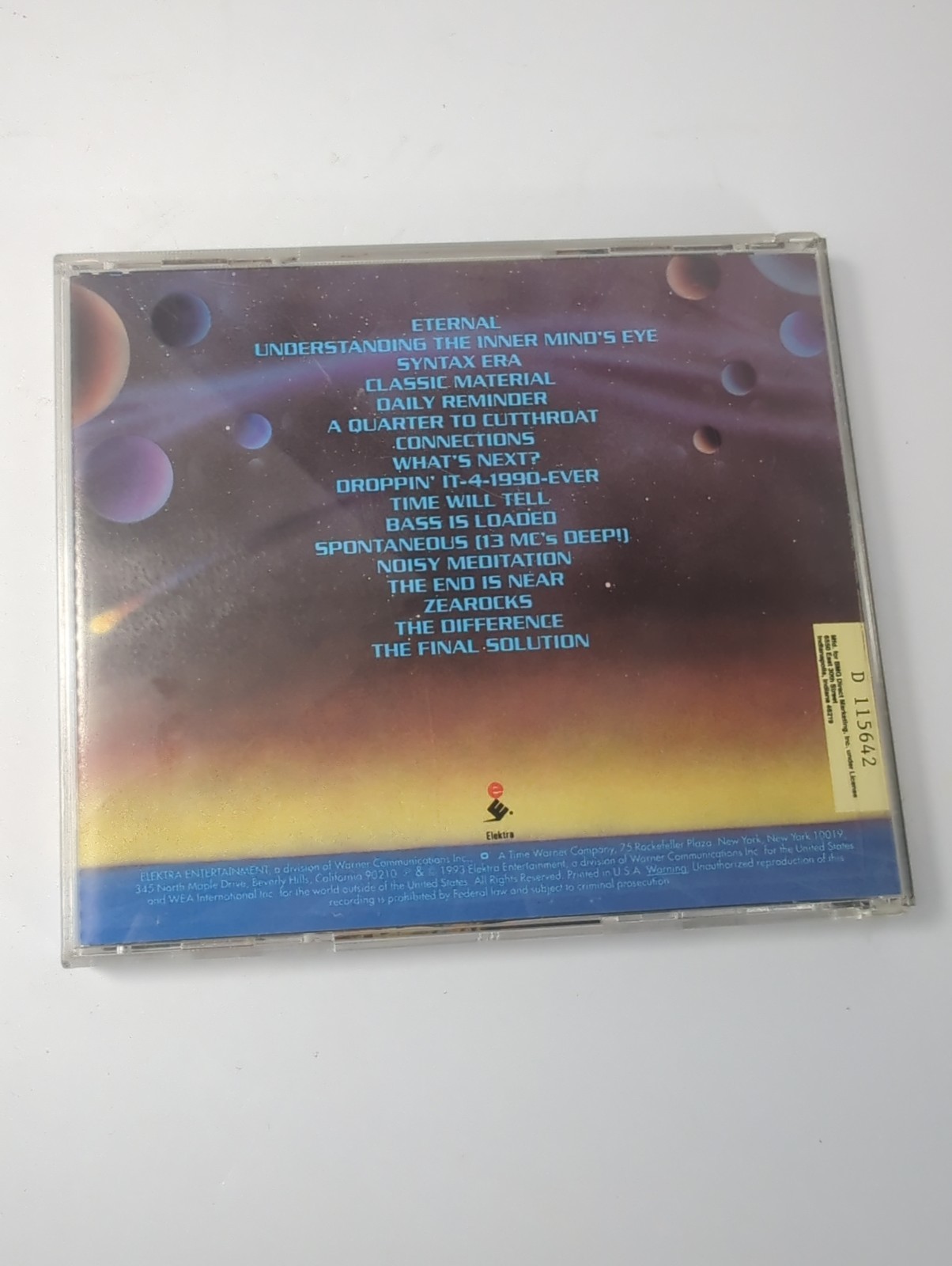 Leaders of the New School - T.I.M.E. The Inner Mind's Eye (CD, 1993) VG