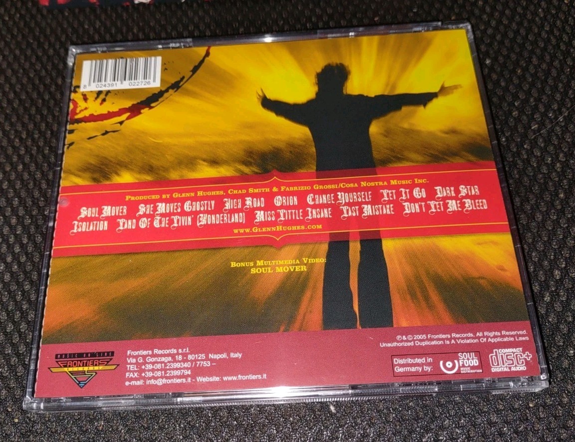 Glenn Hughes SOUL MOVER Frontiers Records 2005 CD Chad Smith