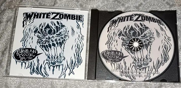 White Zombie Live In Birmingham, England (01-28-90) Limited Promo CD