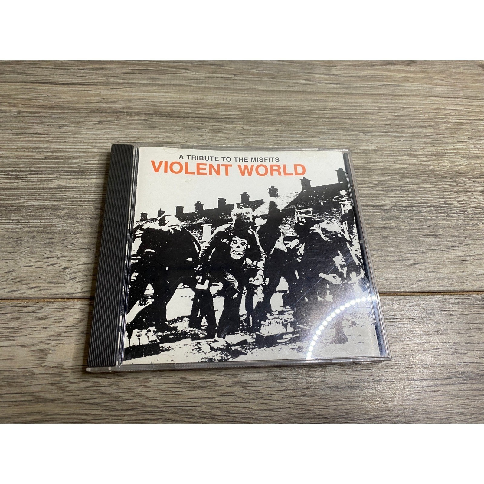 Caroline Records Violent World Misfits Tribute CD Excellent 1997 Punk Hardcore