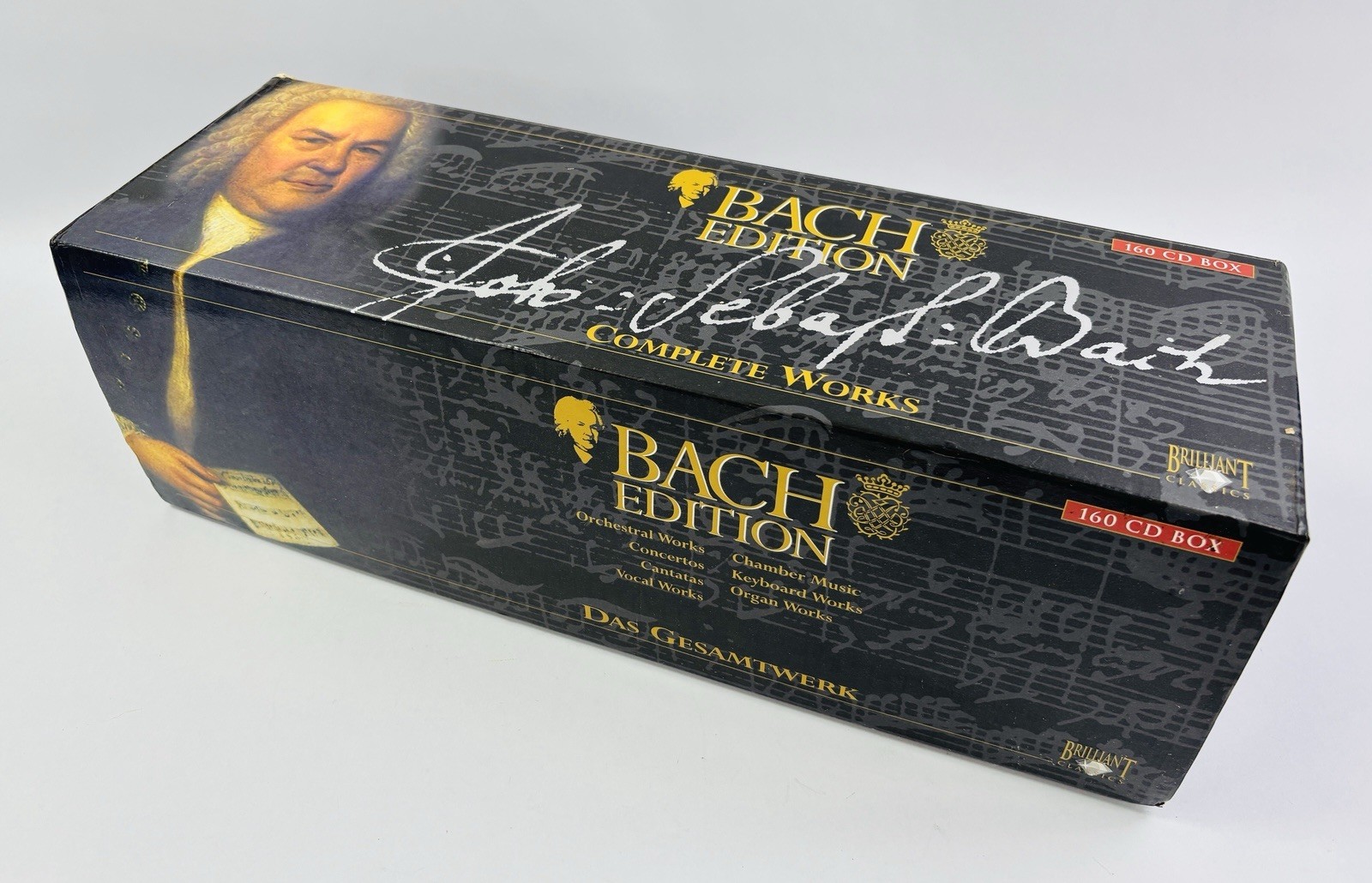 Johann Sebastian Bach Edition Complete Works 160 CD Box Set Brilliant Classics