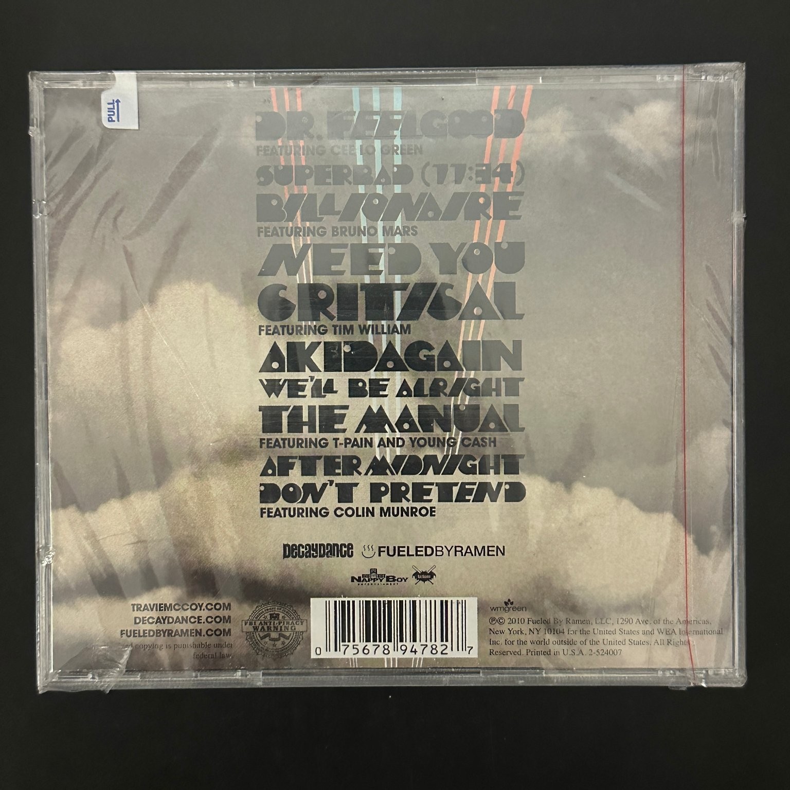 Travie McCoy Lazarus CD 2010 Debut Solo Album Pop Hip Hop Fueled By Ramen