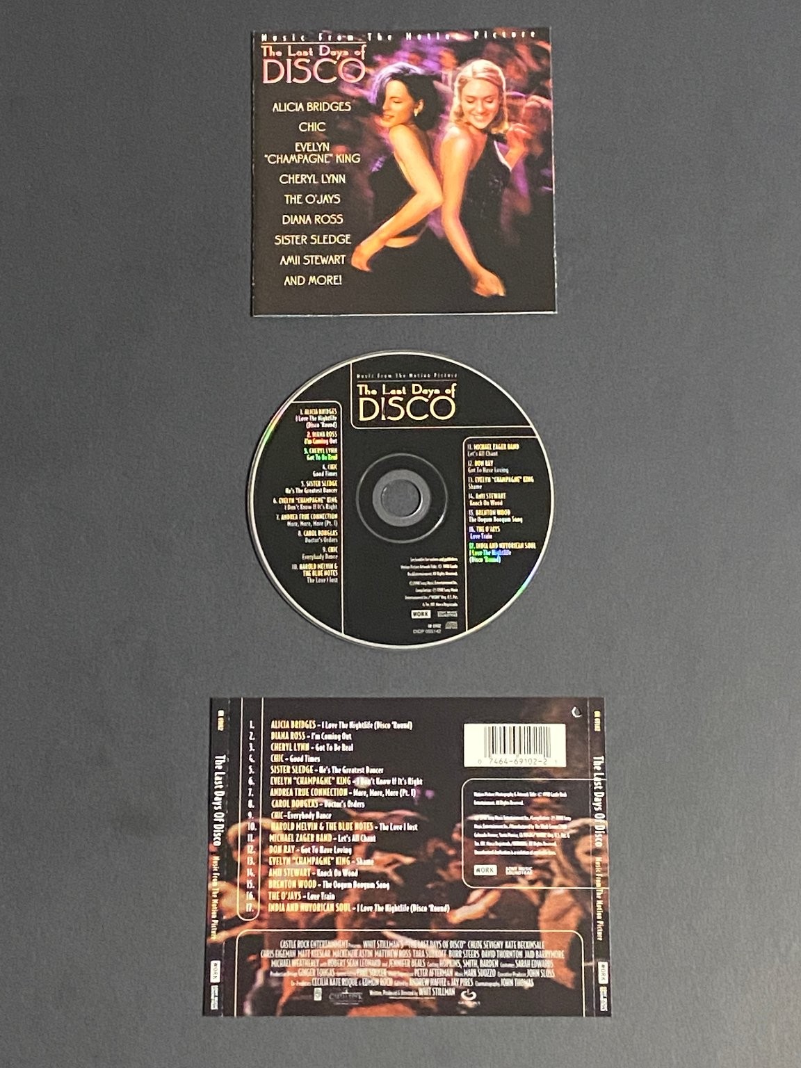 The Last Days of Disco CD 1998 Soundtrack Film Music Dance Pop Work NO CASE