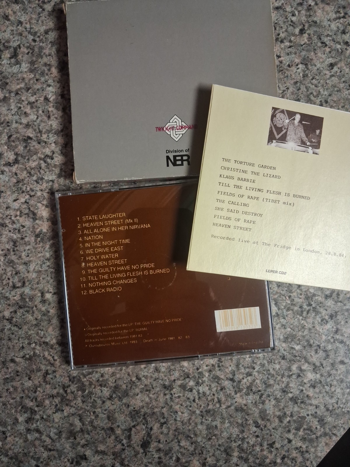 Death In June Die Schuldigen Und Der Nebel 2xCD box set NER Twlight Command