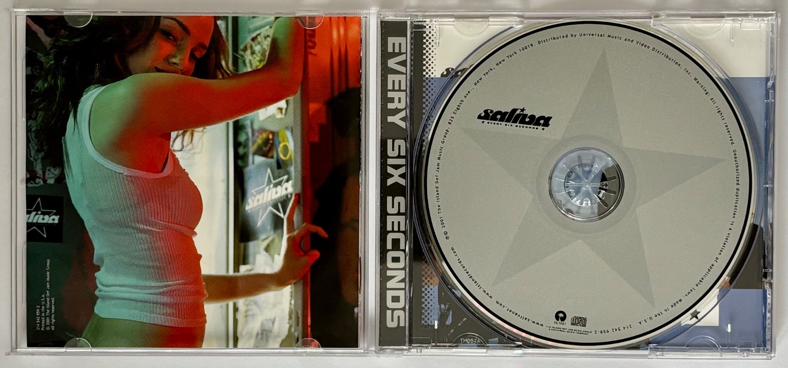 Saliva Every Six Seconds CD (CD, 2001)
