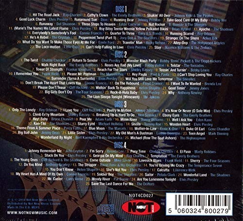 Various Artists – 100 No.1 Hits Of The '60s 4 CD Set - NEW