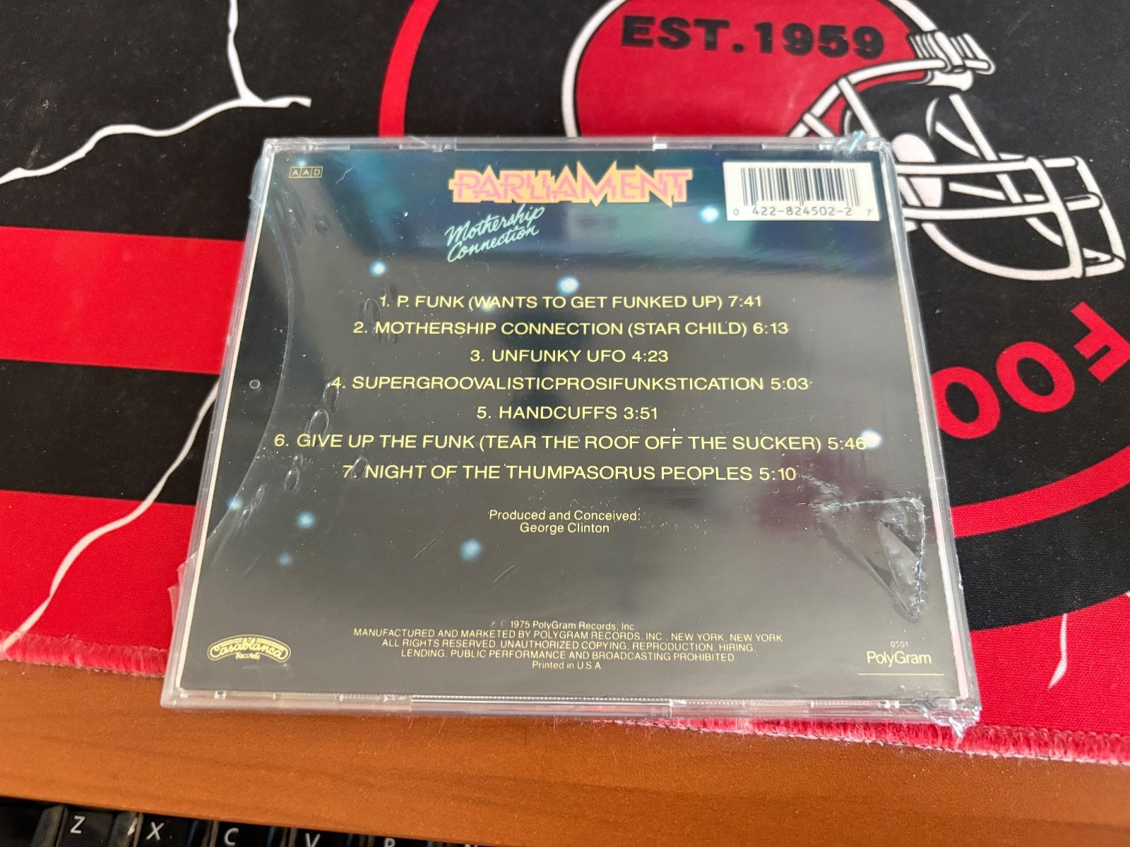 Parliament Mothership Connection 1990 CD PolyGram.824-502-2