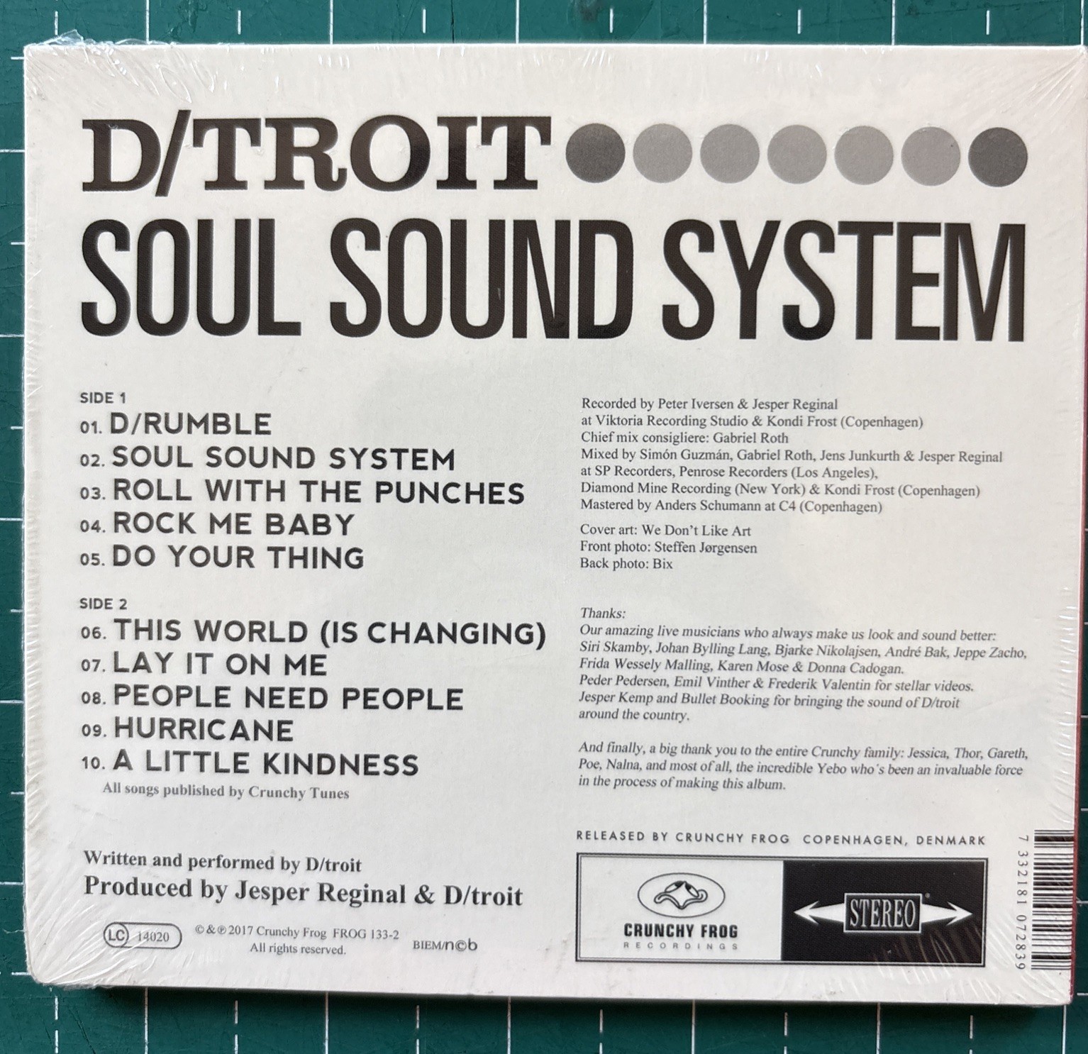 D/TROIT Soul Sound System CD NEW SEALED 2017 Denmark Import Modern Soul / Funk