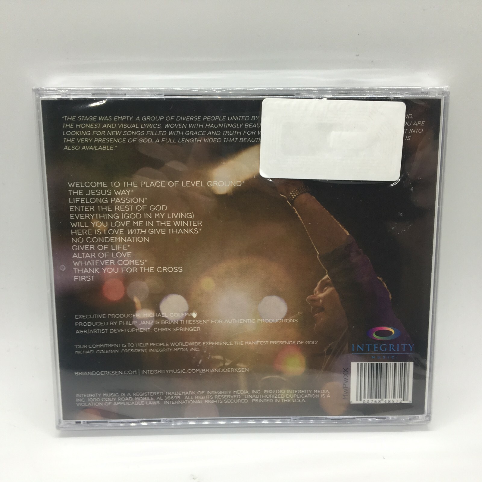 Level Ground by Brian Doerksen (CD, 2010, Integrity Media) Free Ship New
