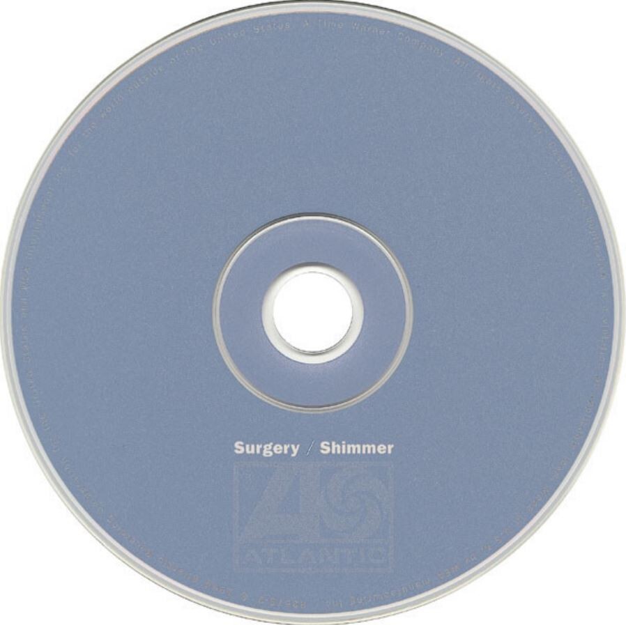 Surgery - Shimmer (CD,1994,Atlantic,1st Edition) Noise, 82579-2, RARE 1st PRESS!