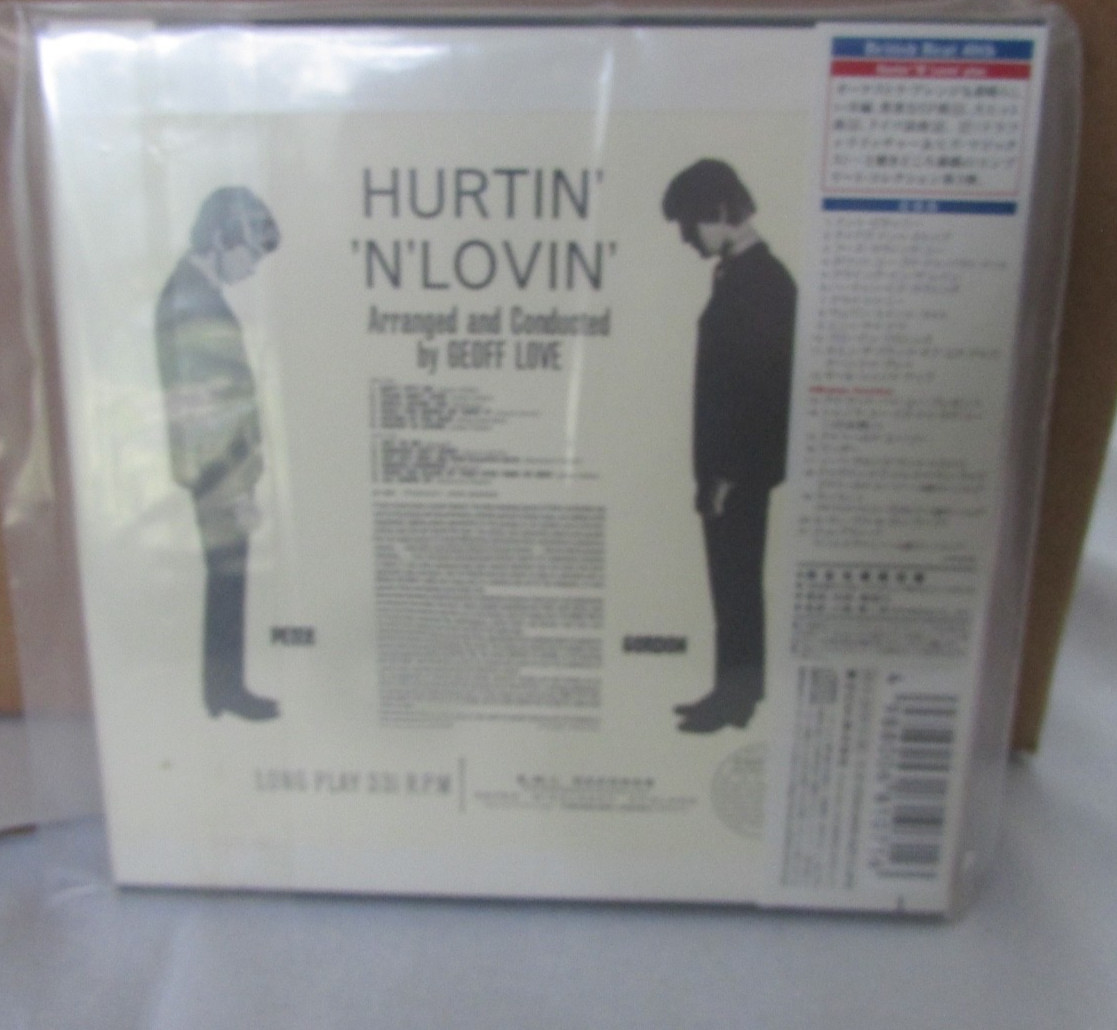 PETER AND GORDON HURTIN 'N' LOVIN' OBI JAPANESE IMPORT LTD ED REMASTERED CD D49