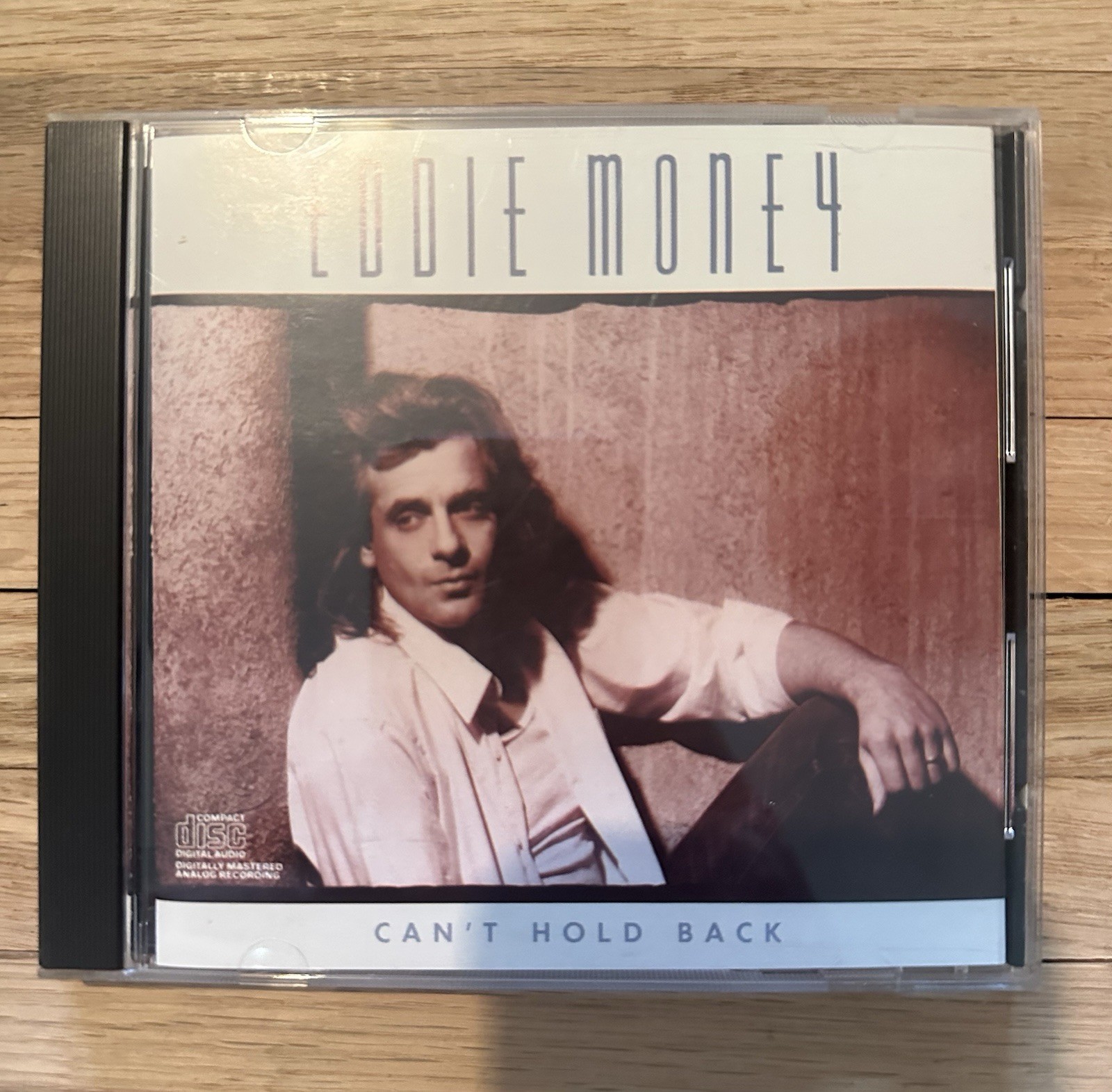 EDDIE MONEY Can’t Hold Back CD Columbia 1st Press CK 40096 EX 1986