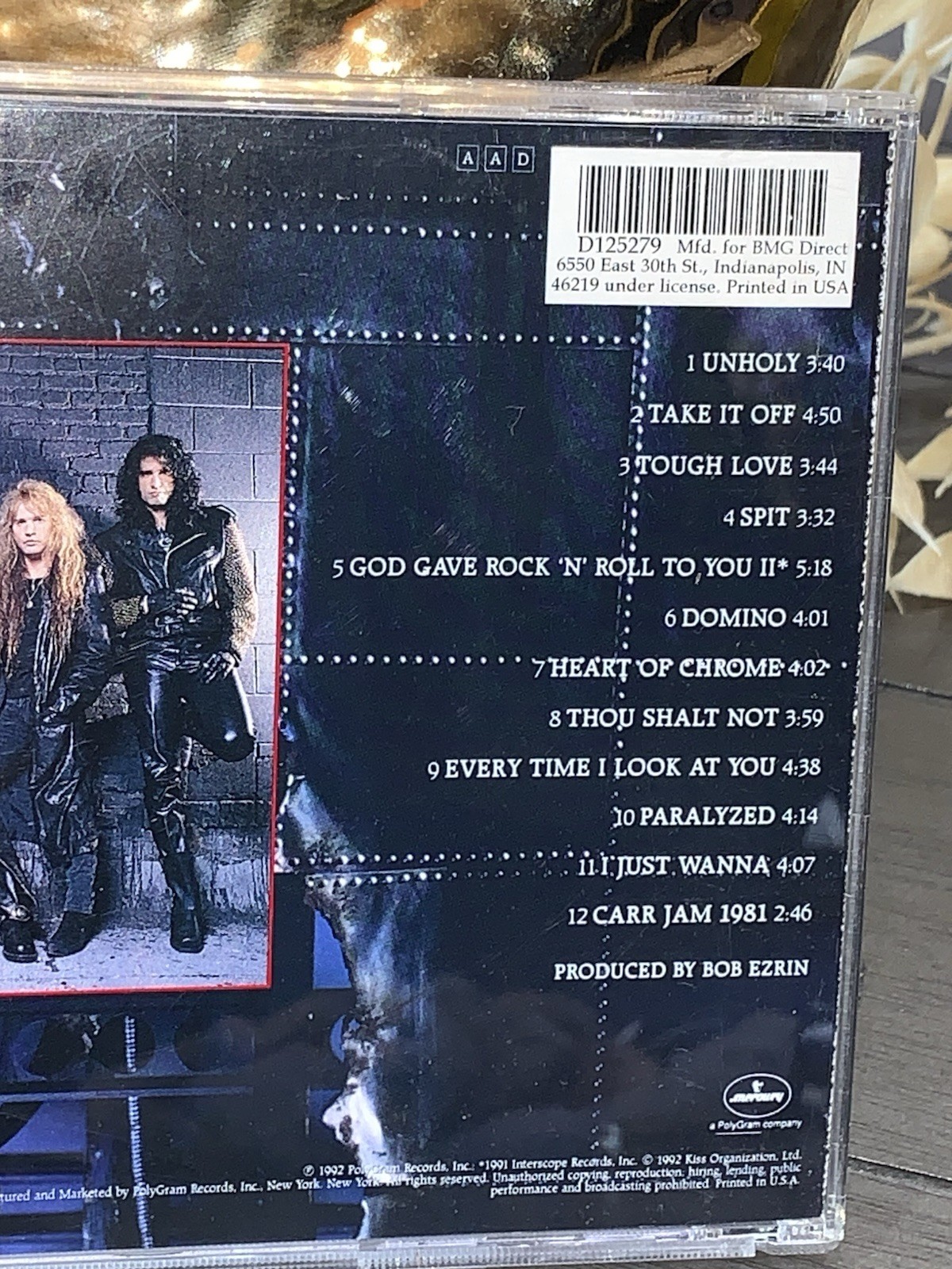 B6 KISS – Revenge CD 1992 Hard Rock Metal PolyGram Classic Album