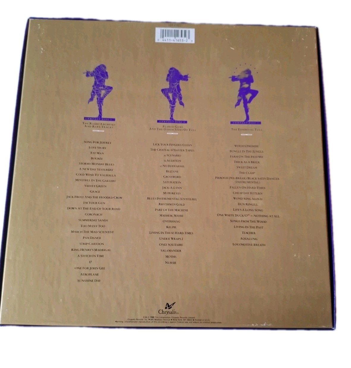 Jethro Tull 20 Years The Definitive Collection CD Box Set Classic Rock 1998