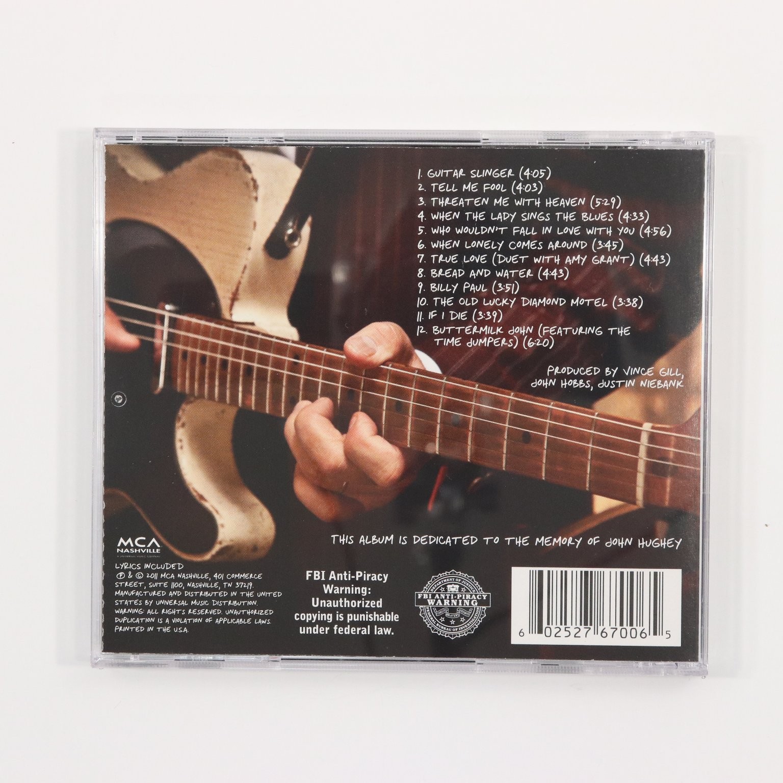Vince Gill – Guitar Slinger CD 2011 Country MCA Nashville B0015510-02