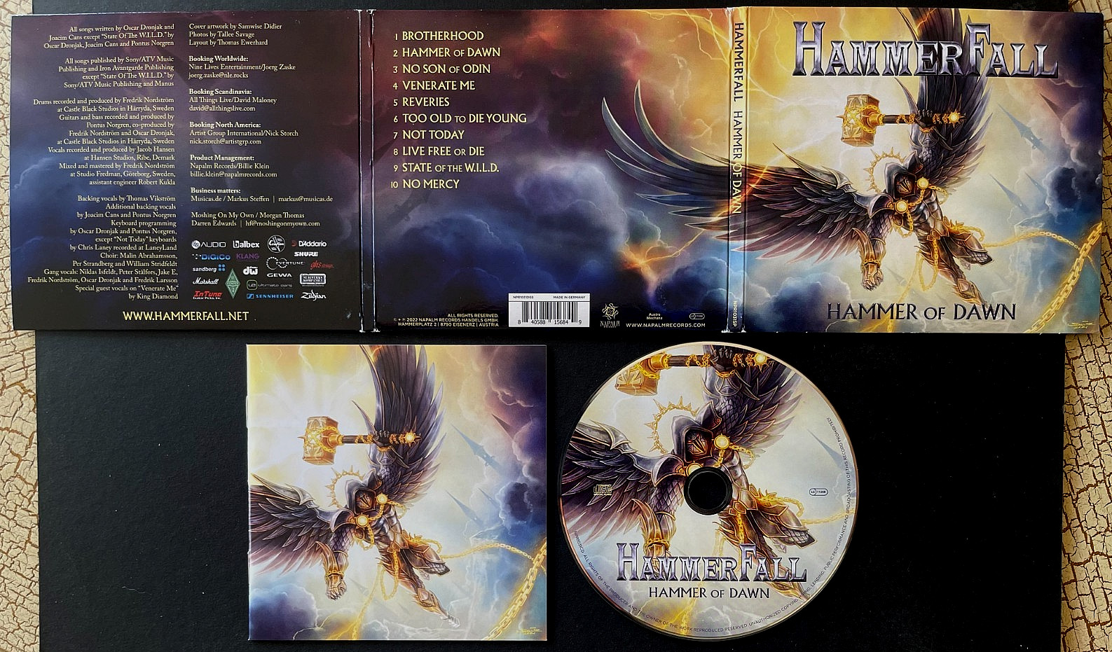 HAMMERFALL Hammer Of Dawn cd HELLOWEEN Manowar IRON MAIDEN Judas Priest EDGUY