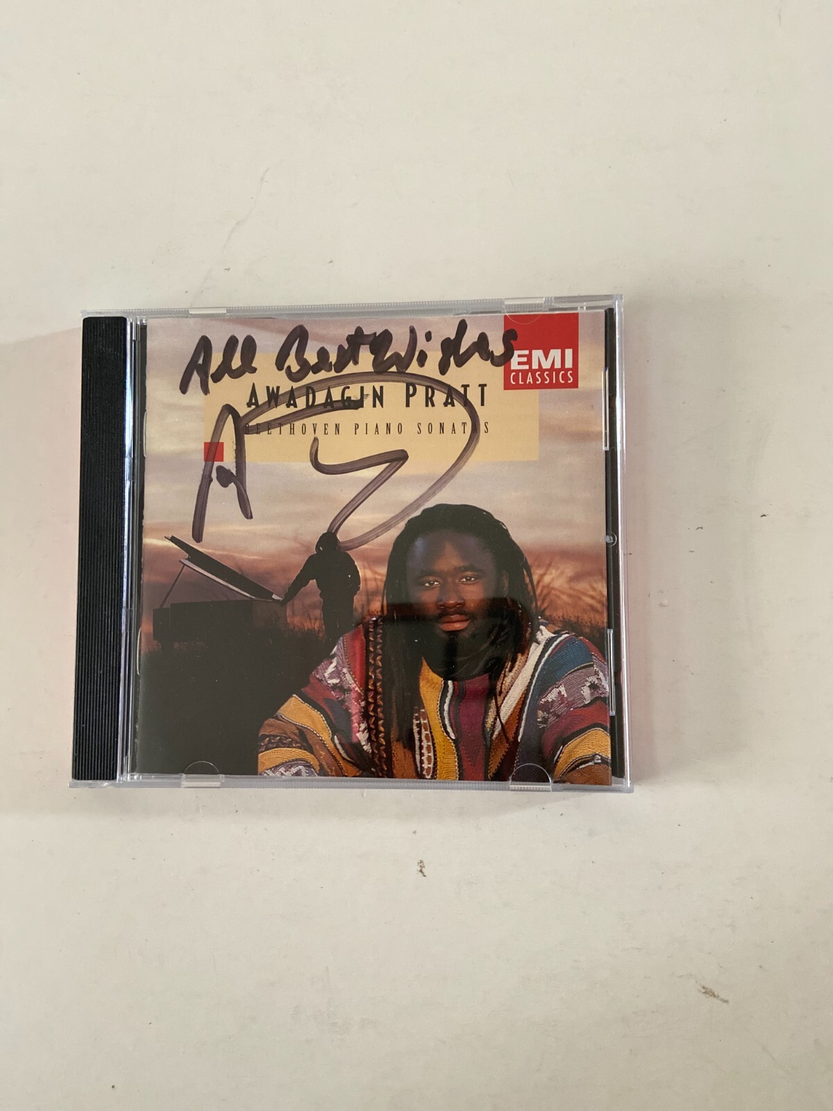 Awadagin Pratt Beethoven Piano Sonatas No 7 9 30 & 31 1996 EMI Music CD Signed
