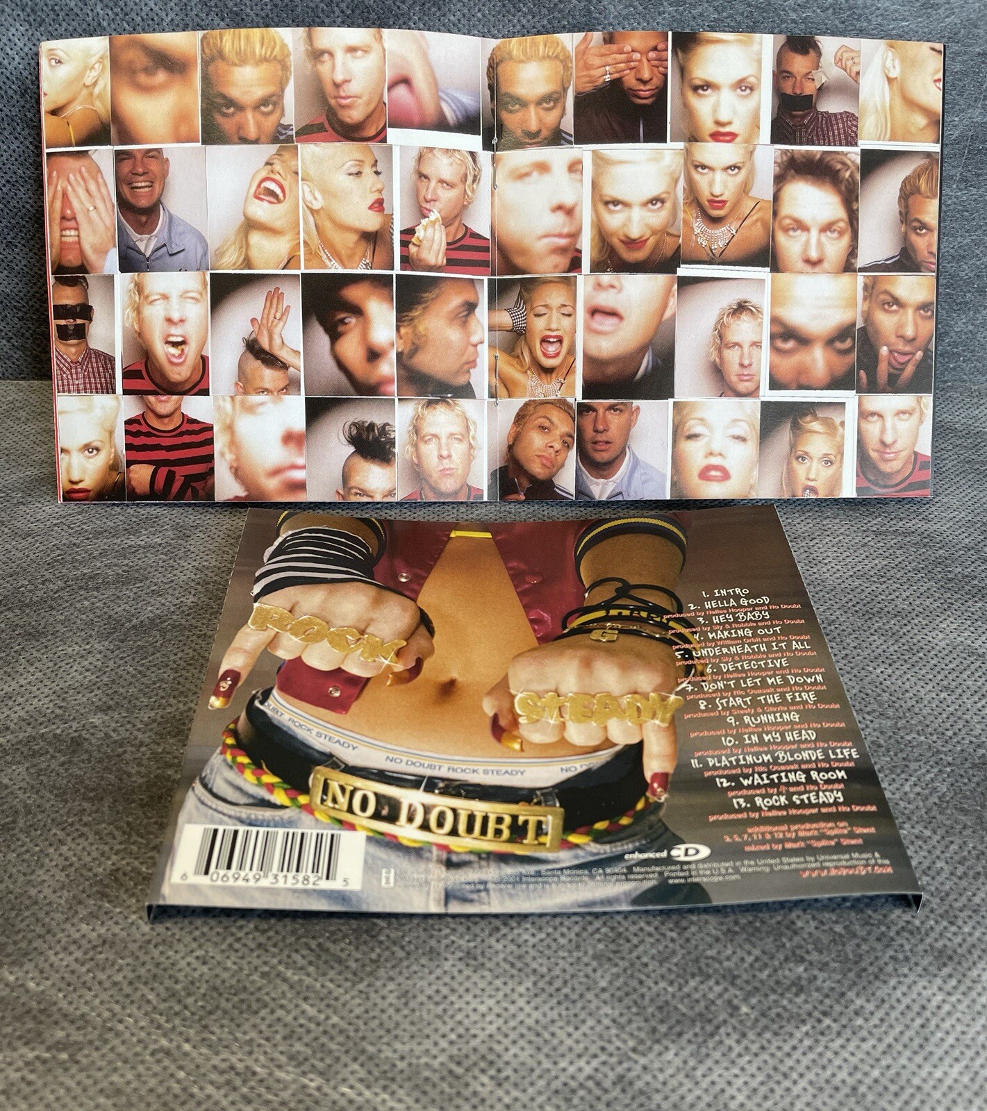 No Doubt Rock Steady CD Replacement Inner Paper Inlay Sleeve Cover
