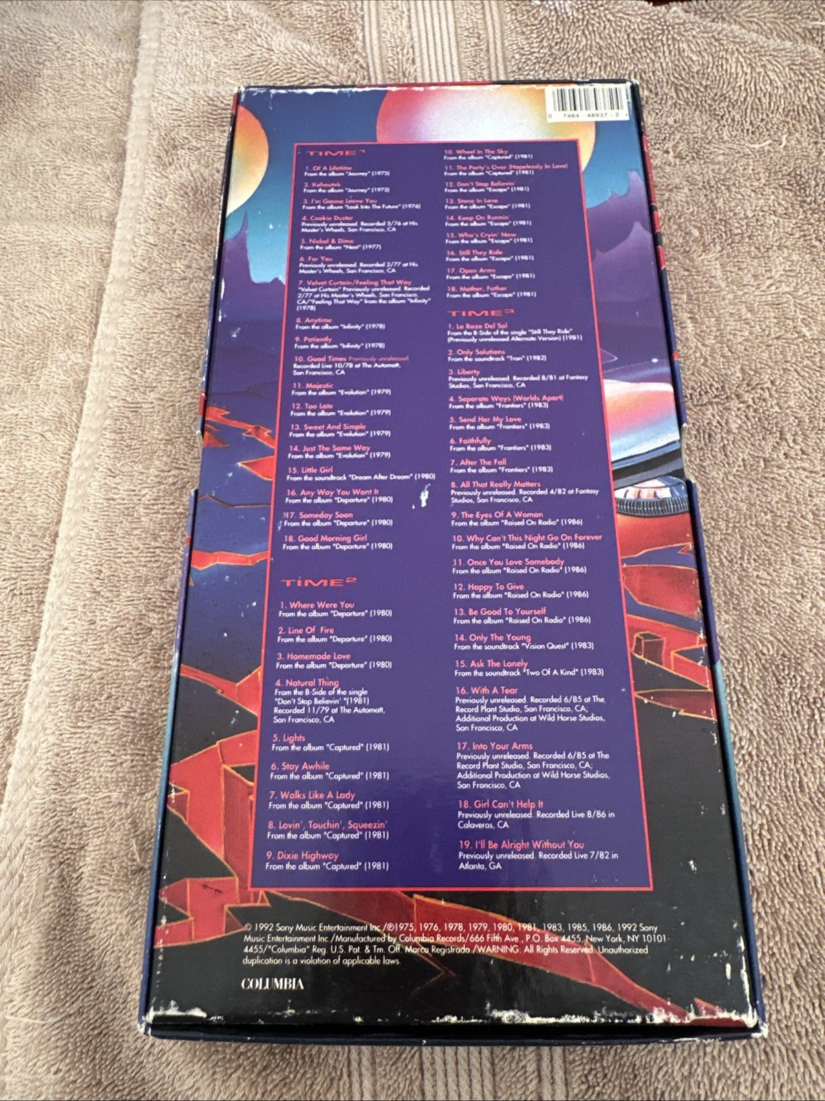 Journey Time 3 (3 CD Box Set, 1992 Columbia Records) Complete w/ Booklet