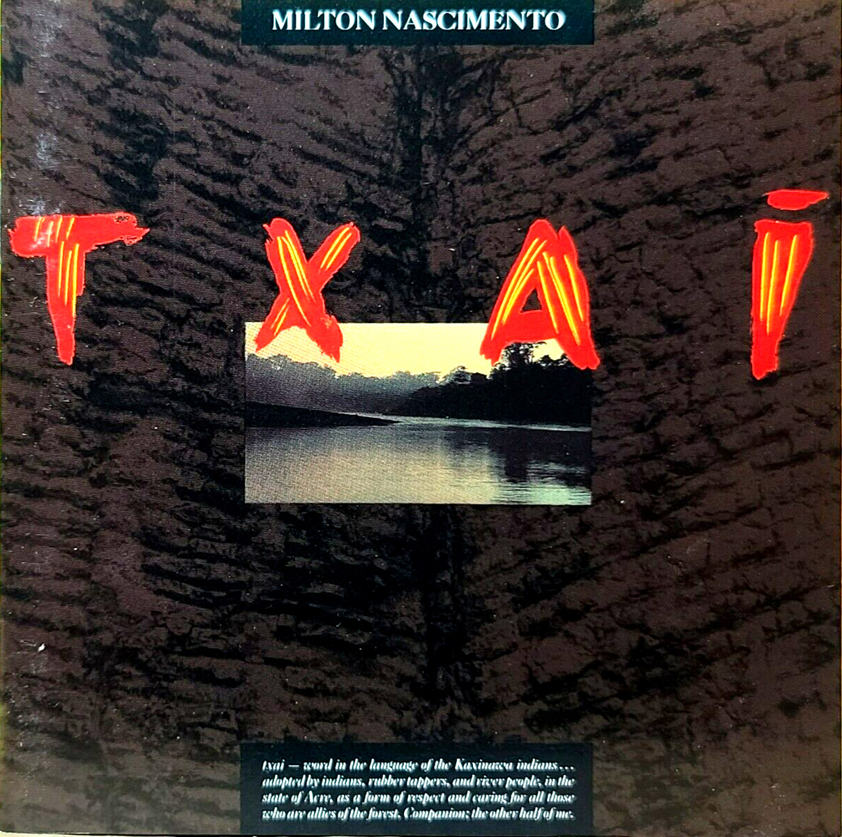 Milton Nascimento Txai (1991 Sony) CD EXCELLENT / MINT CONDITION / FREE SHIP