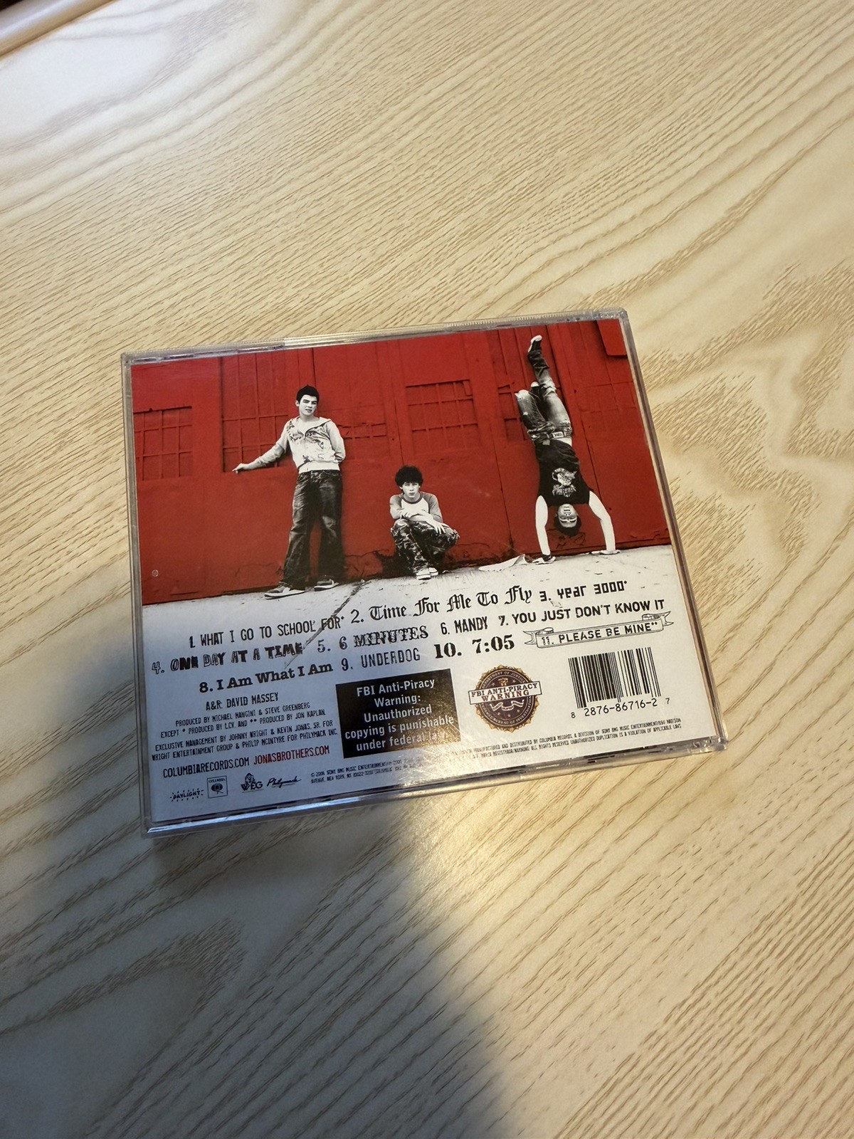 Jonas Brothers It's About Time (CD, Aug-2006, Columbia (USA))