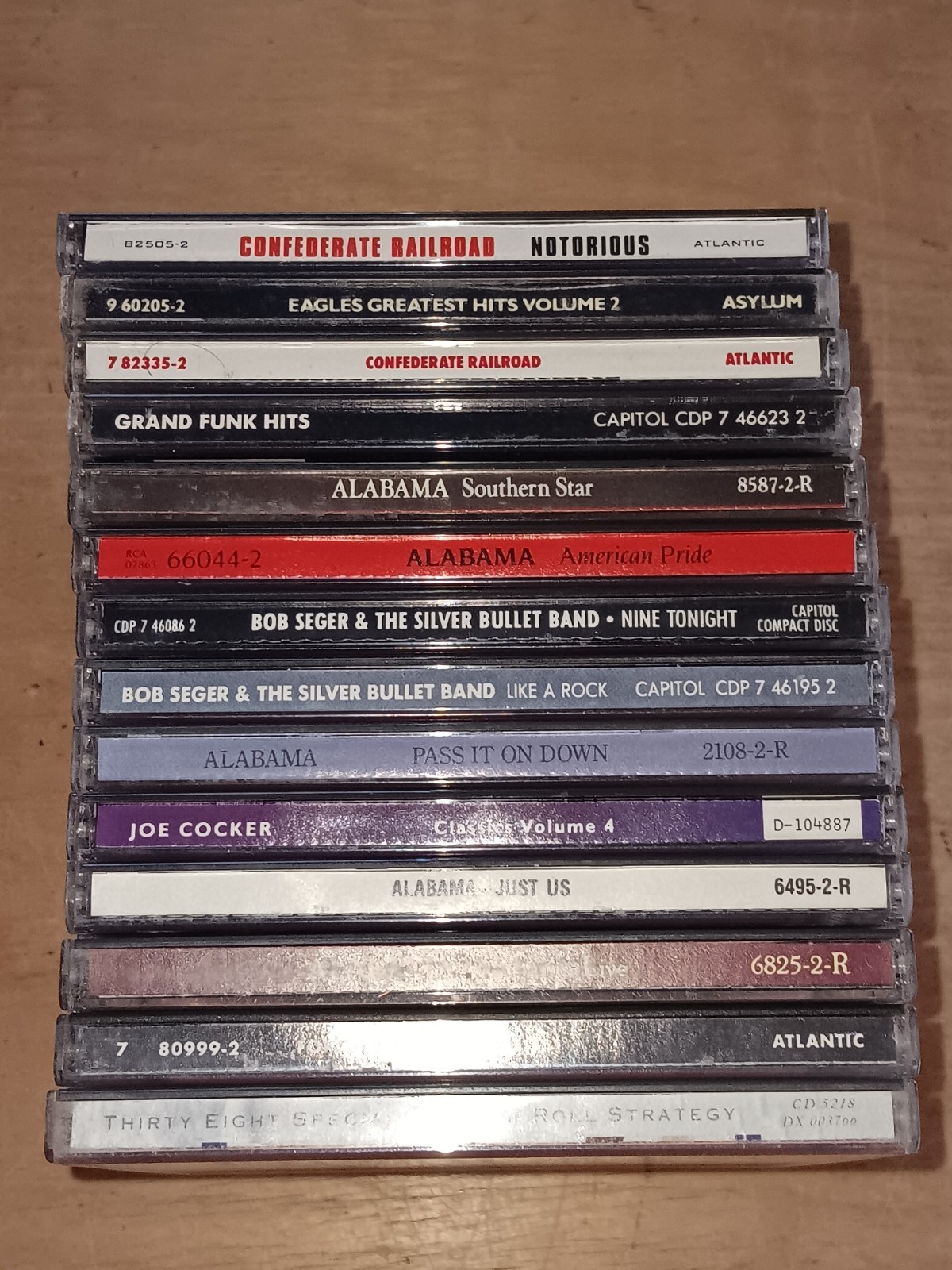 14 CD Lot Classic Southern Rock Alabama Seger 38 Special Eagles Foreigner