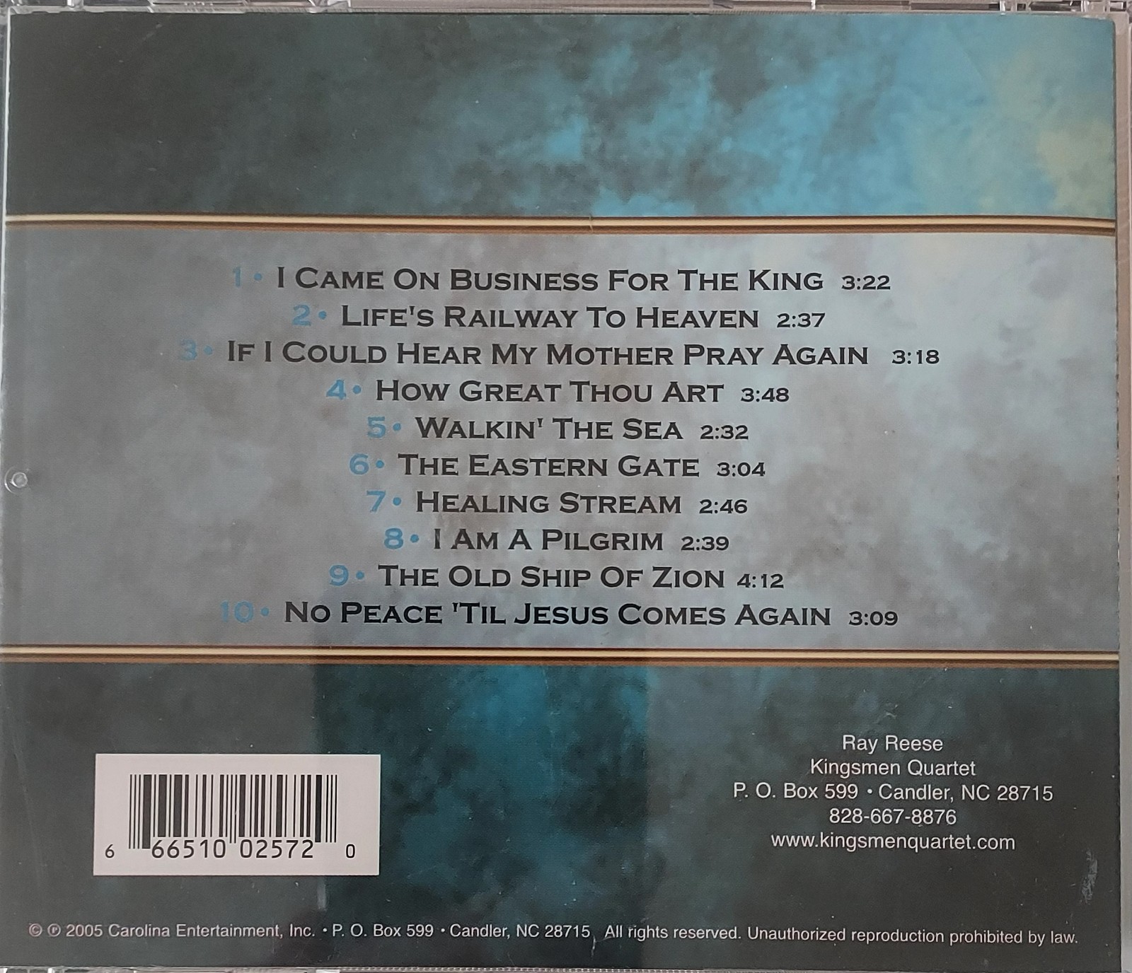 Ray Reese & Friends My Favotire Songs Southern Gospel Music CD