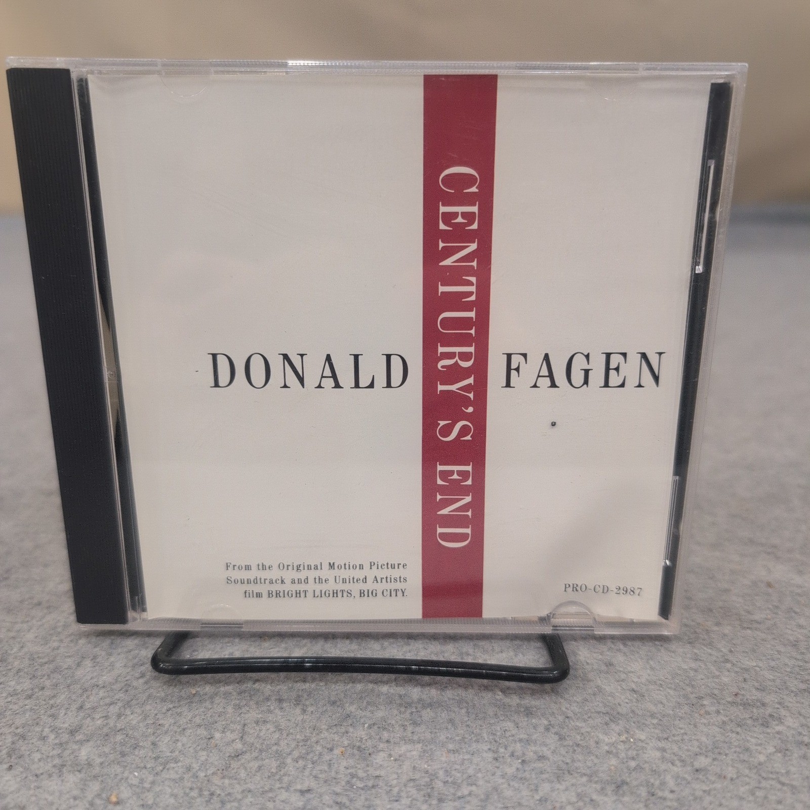 Donald Fagen Century's End Promo CD Single Bright Lights Big City 1988