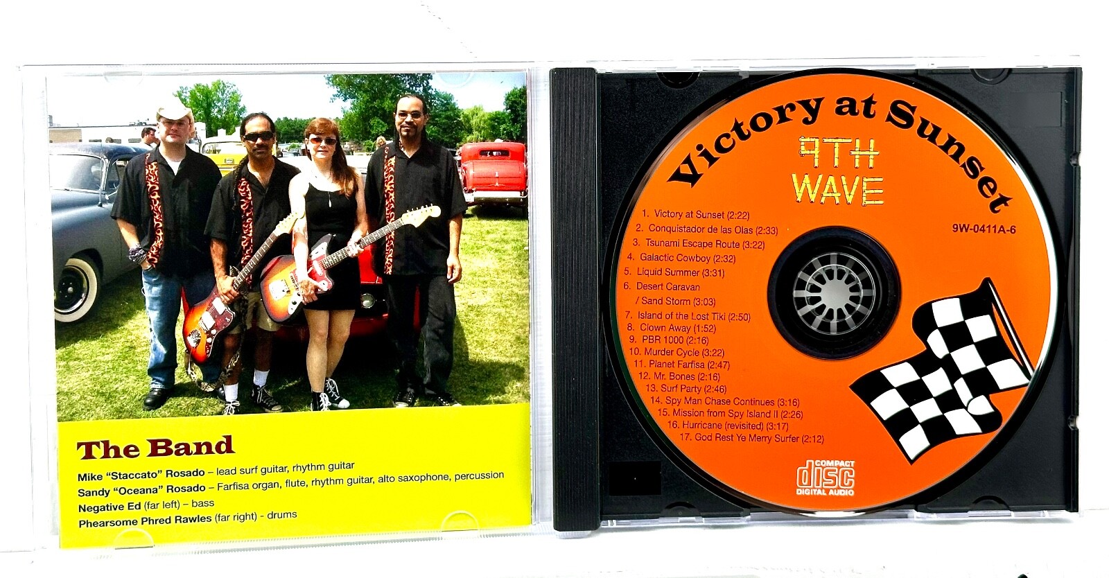 9th Wave - Victory at Sunset (CD, 2011, Beach House Records) Modern Surf Comp