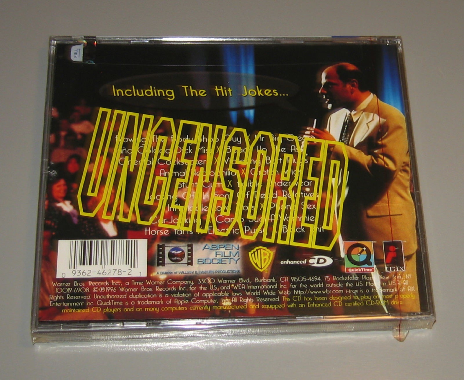 Robert Schimmel - Comes Clean [PA] (CD 1996, Warner Bros. Records) Sealed Comedy