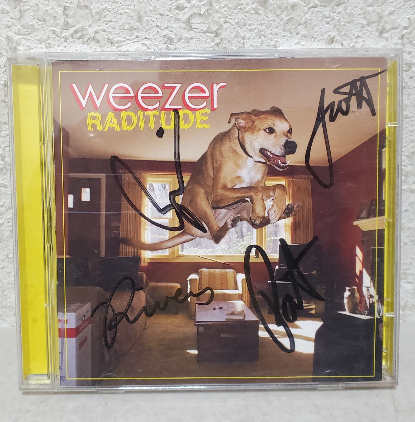 Weezer Raditude Deluxe Edition 2 CD 2009 SIGNED by All 4 Pat Brian Rivers Justin