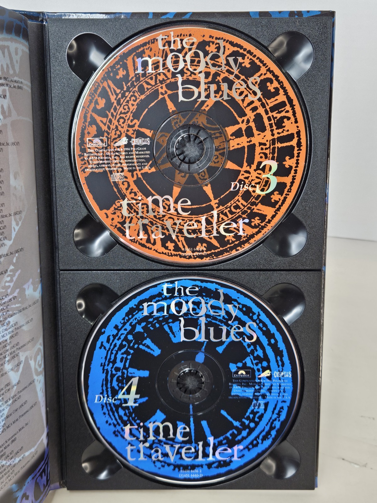 The Moody Blues Time Traveller 4 Disc CD Box Set