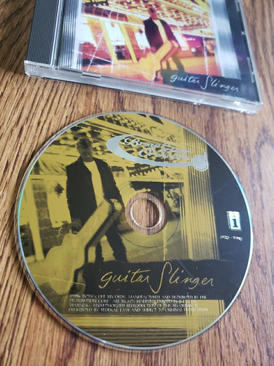 Brian Setzer Orchestra – Guitar Slinger CD 1996 Interscope Records G/EX Cond Vtg
