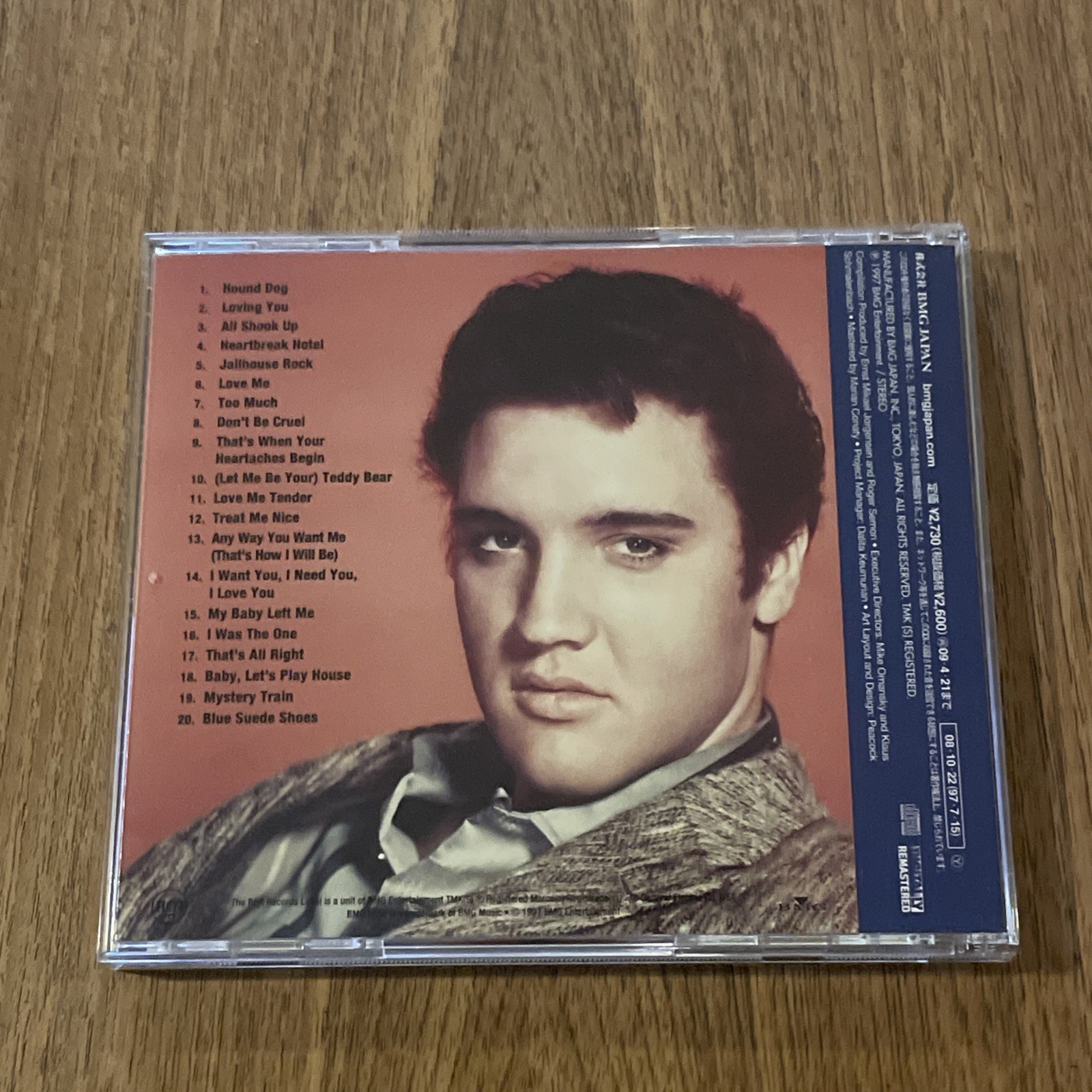 Elvis Presley ‎– Elvis' Golden Records　RCA ‎– BVCM-34402 w/OBI SHM-CD JAPAN