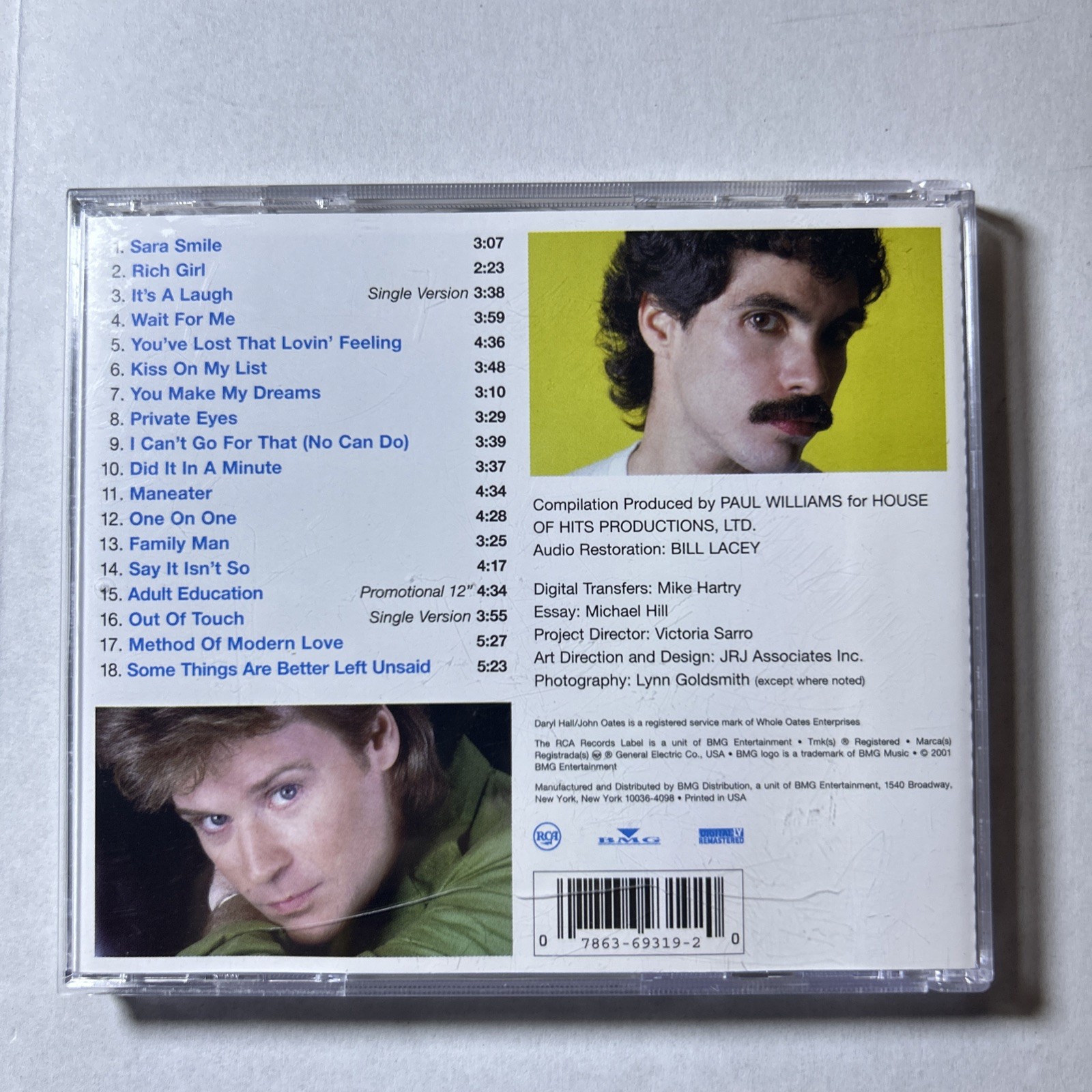 The Very Best of Daryl Hall and John Oates by Hall & Oates CD, 80’s pop music