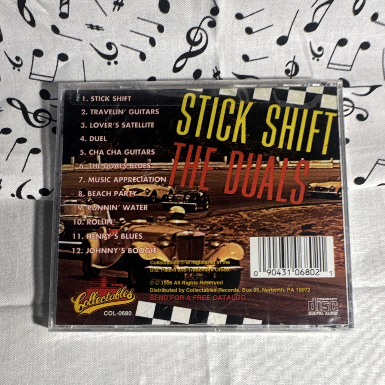 The Duals Stick Shift CD Album Collectables 1996 COL-0680 Jewel Case 1990s