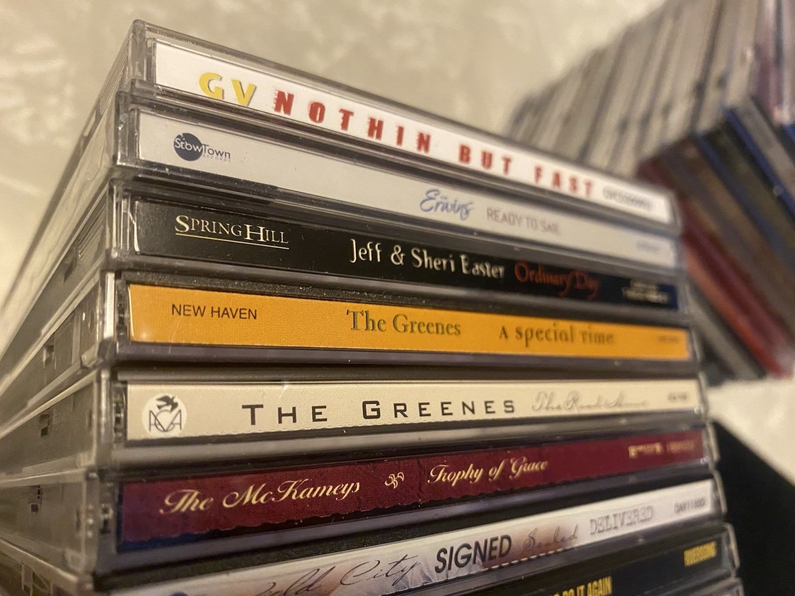 Lot Of 31 CDs Mostly Southern Gospel—Booth Brothers, Gold City, The Greenes, etc