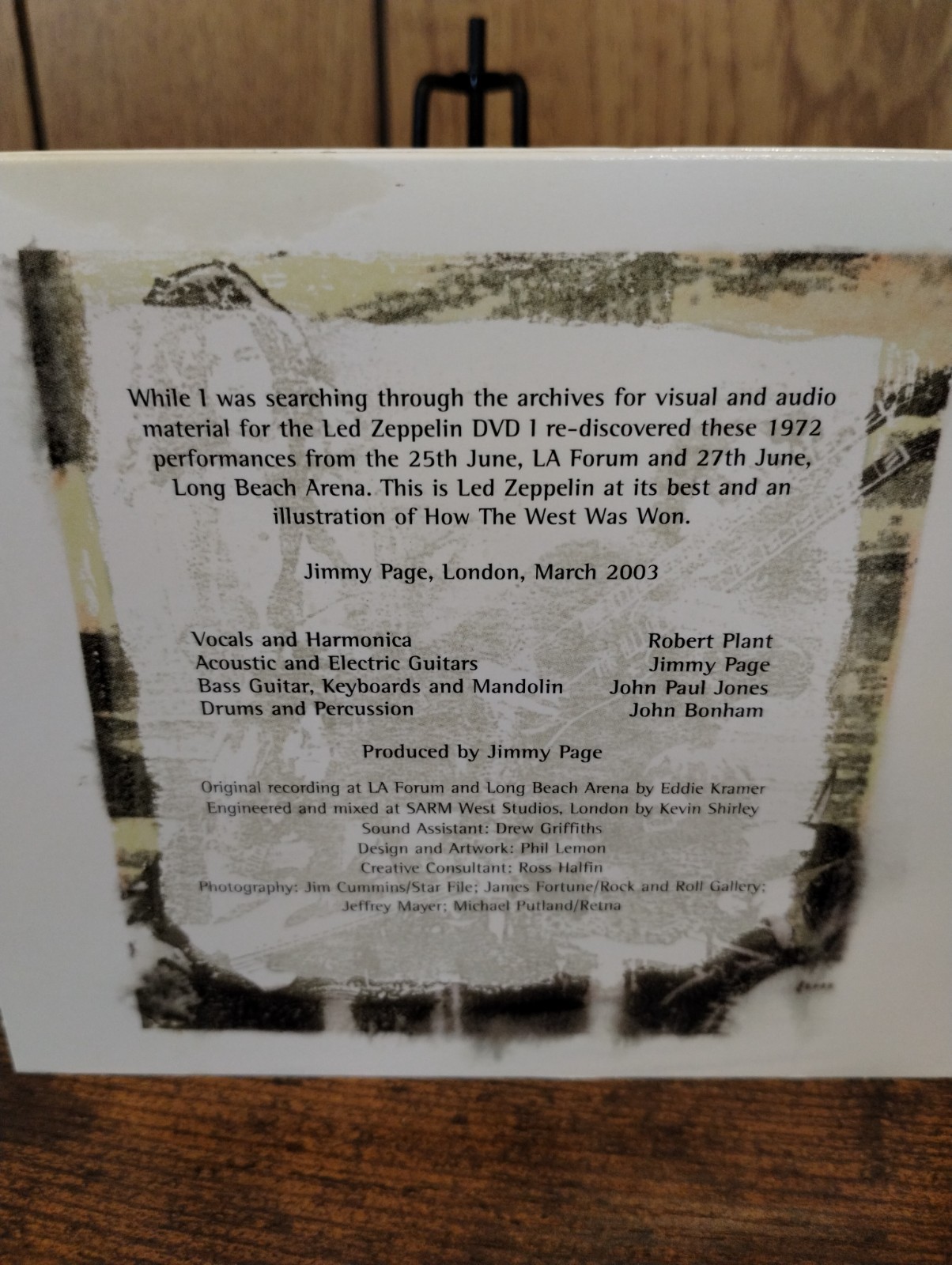 Led Zeppelin How the West Was Won 3 CD Set Digipak 83587 Digipak Tested EX