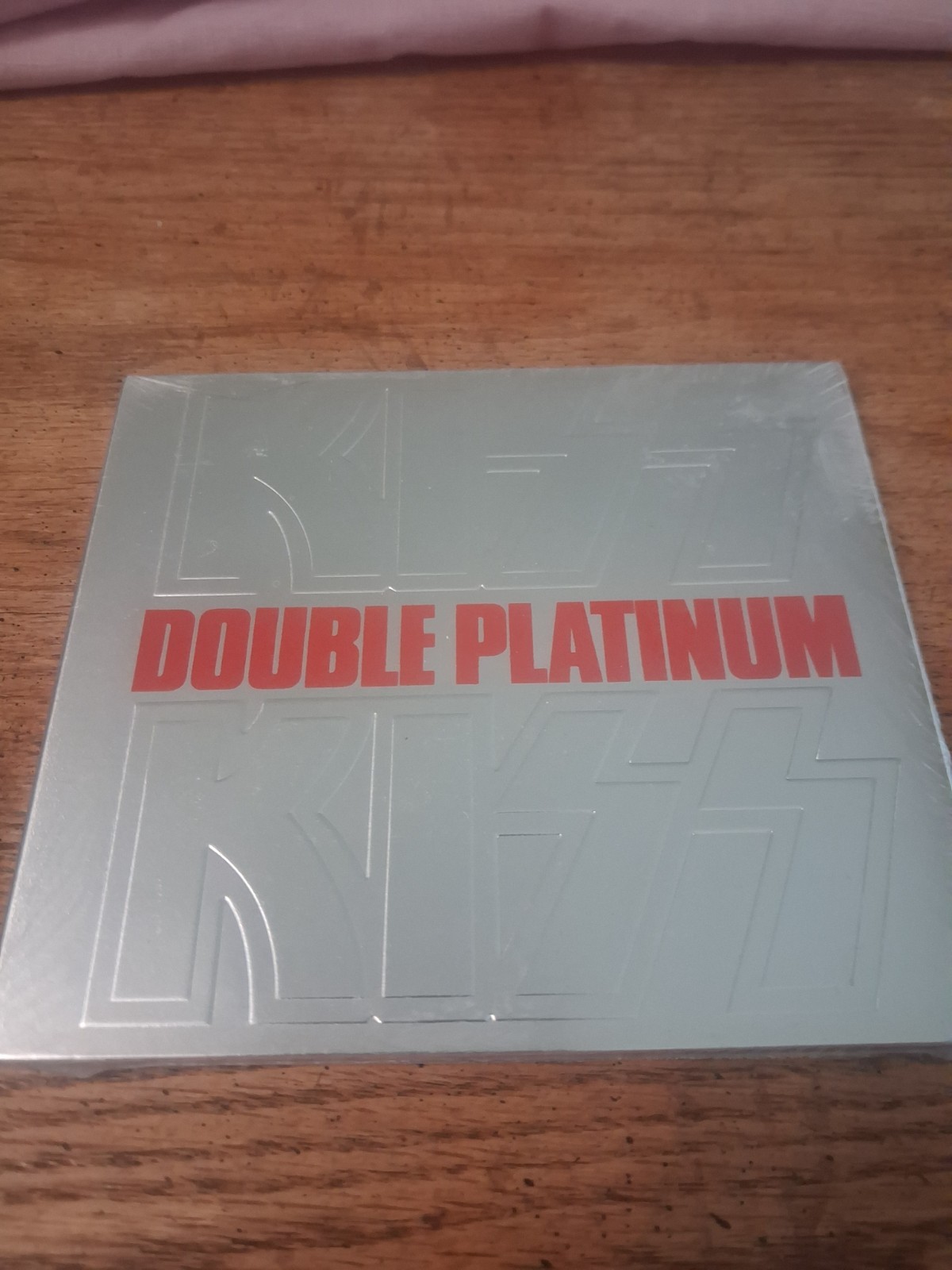 KISS - Double Platinum CD FULL SILVER full silver - Sealed - Mint - 2003 Reissue